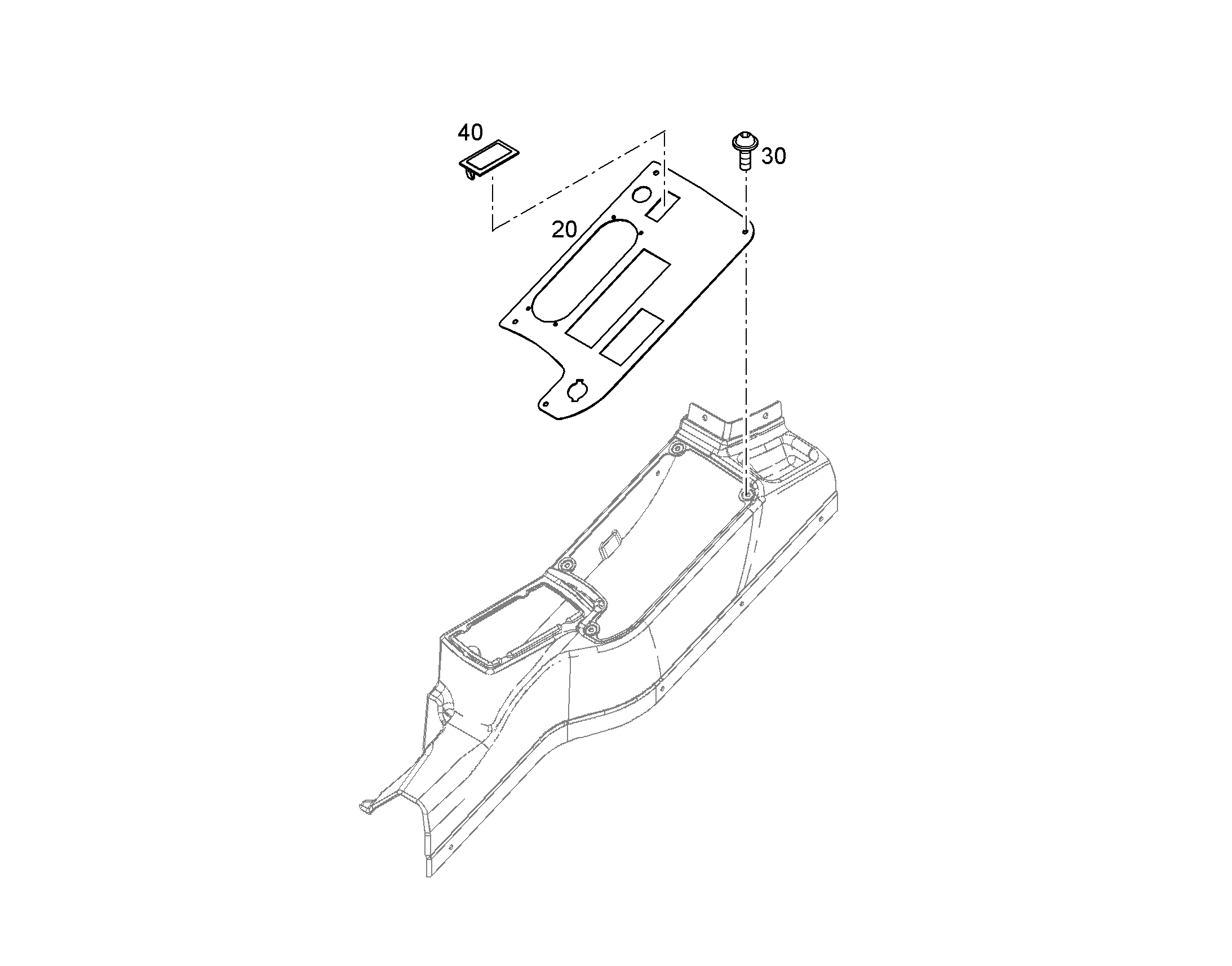 ПРИБОРЫ БОКОВОЕ КРЕПЛЕНИЕ 93020985 LIEBHERR