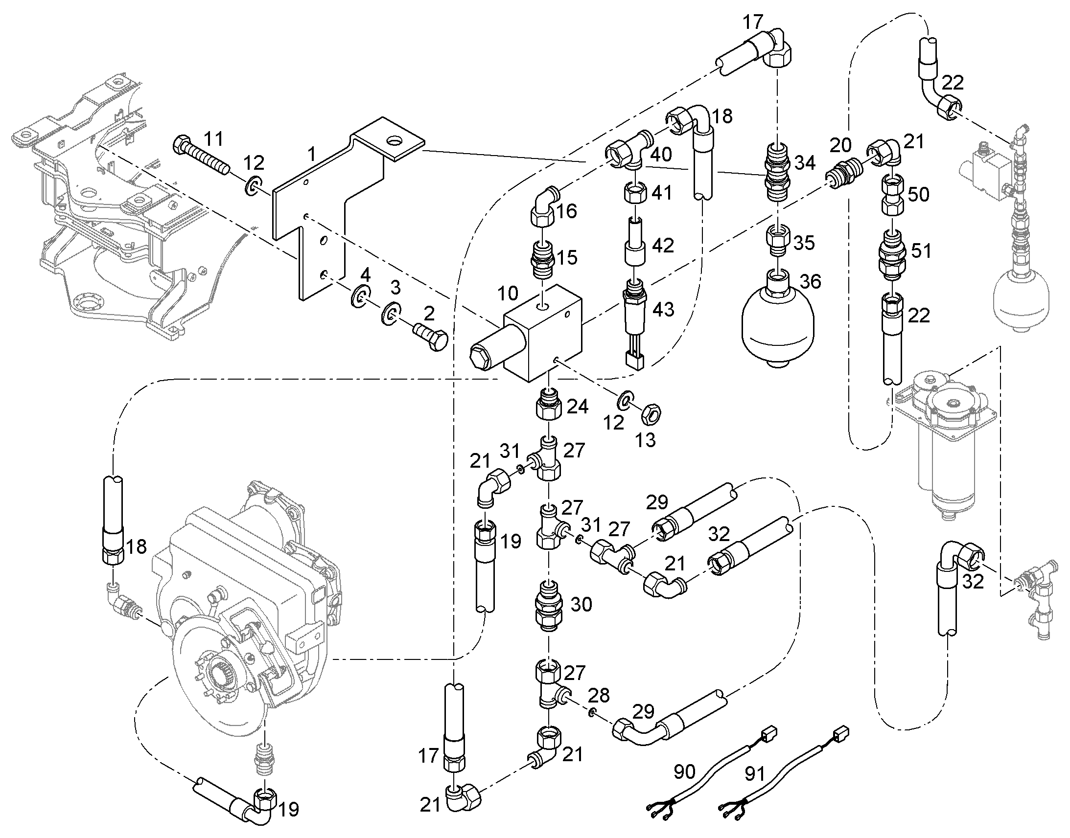 ПЕРЕКЛЮЧАТЕЛЬ -1-100bar 11493757 LIEBHERR