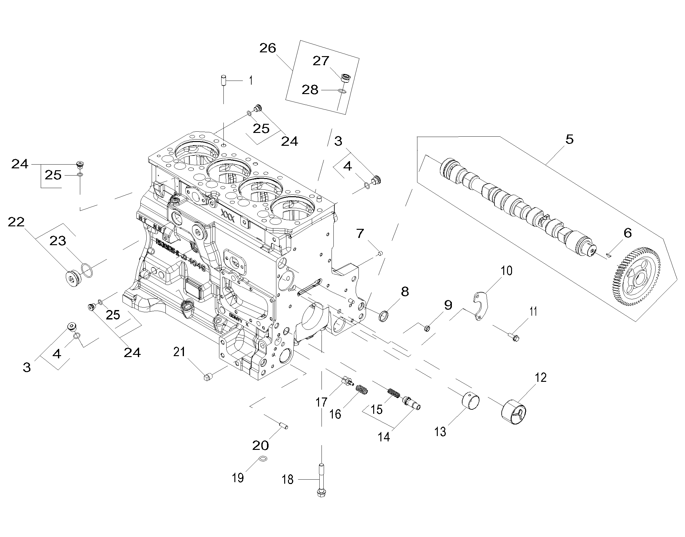 ПРОБКА ТРУБНАЯ 10650009 LIEBHERR