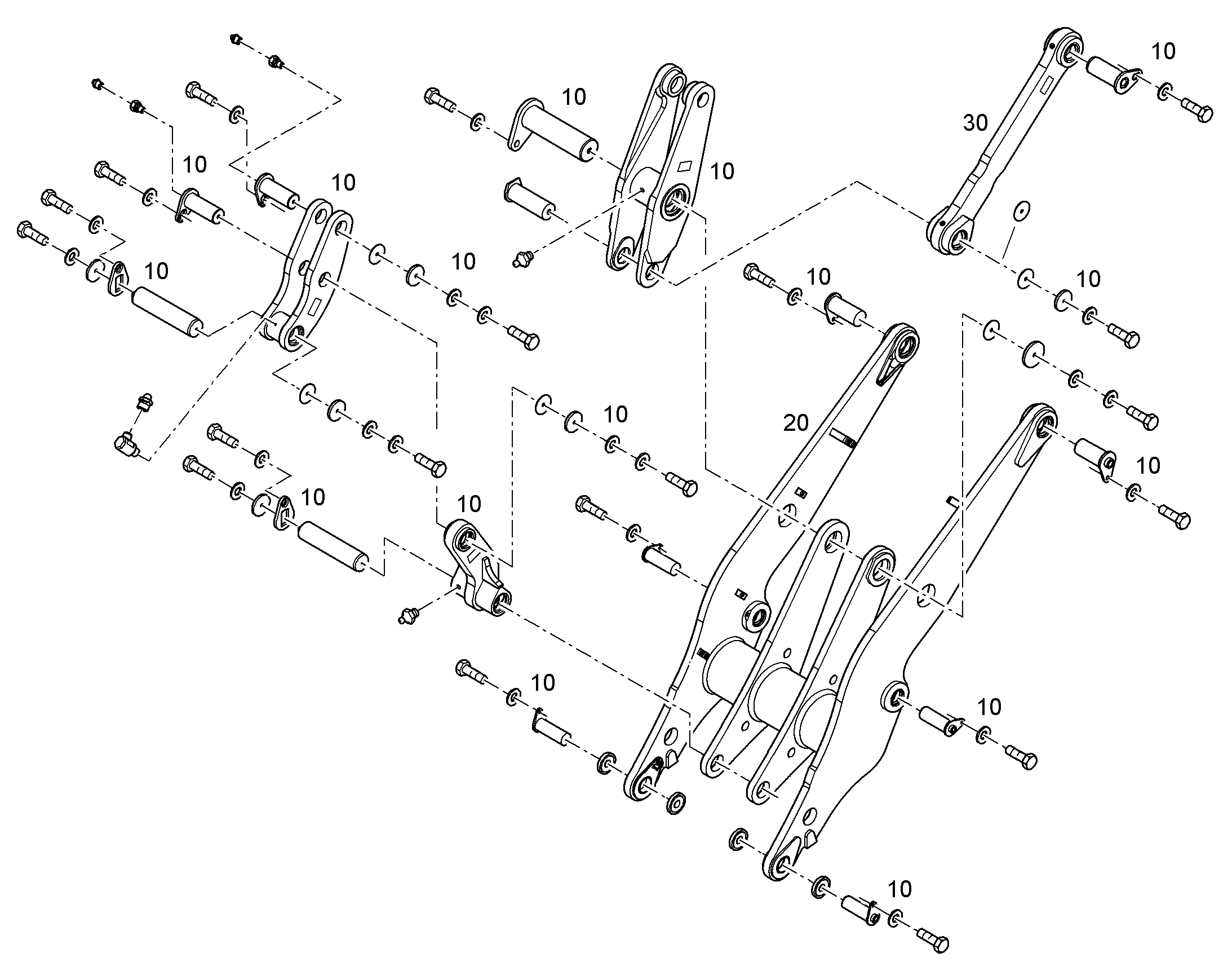 КРОНШТЕЙН КОВША 12433287 LIEBHERR