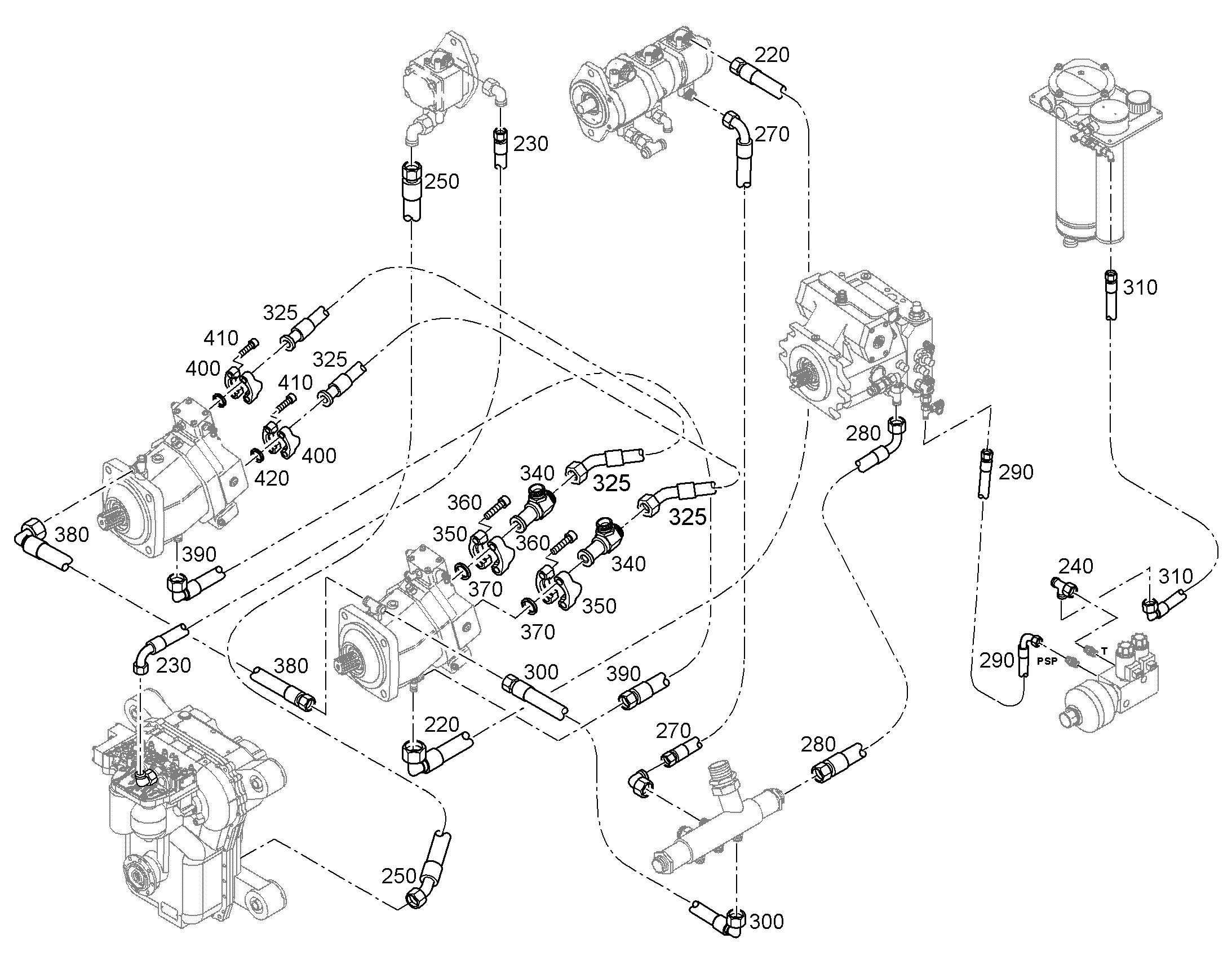 ШЛАНГ 25X2200 11170579 LIEBHERR