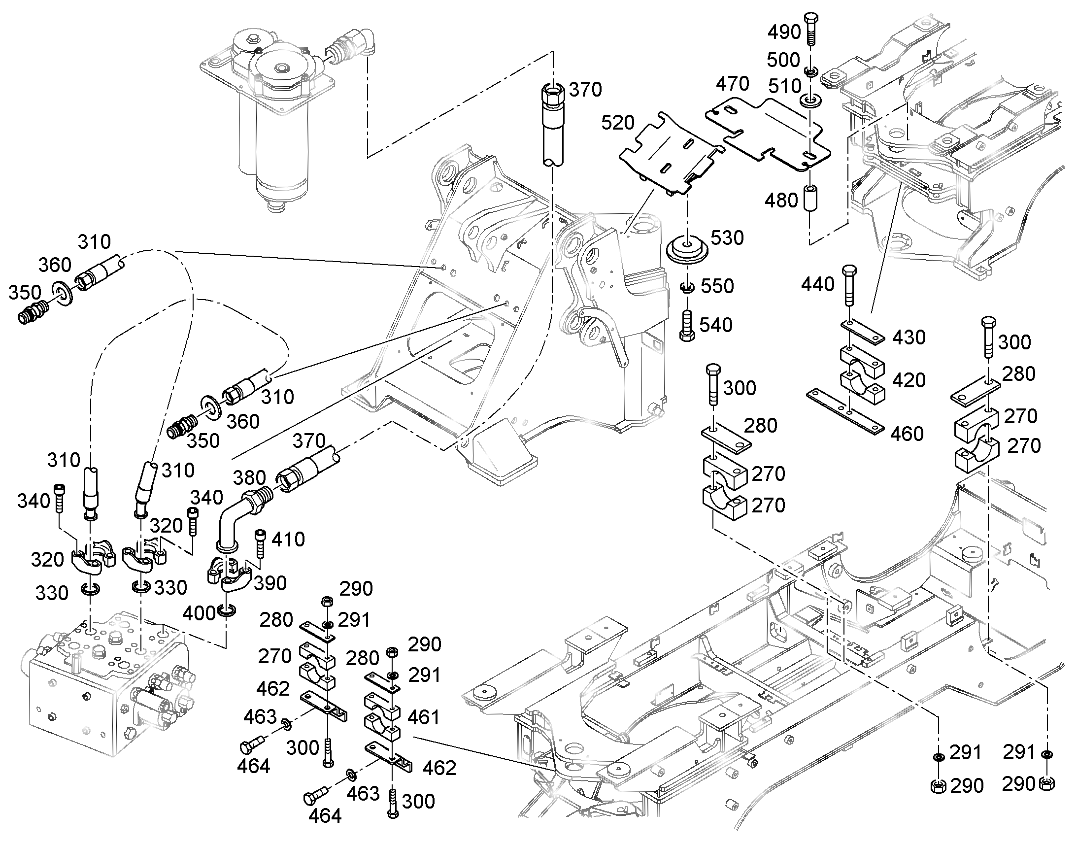 КЛЕММА ПОЛОВИННАЯ DIN 3015-2 S 3 G 44,5 PP SW 11693541 LIEBHERR