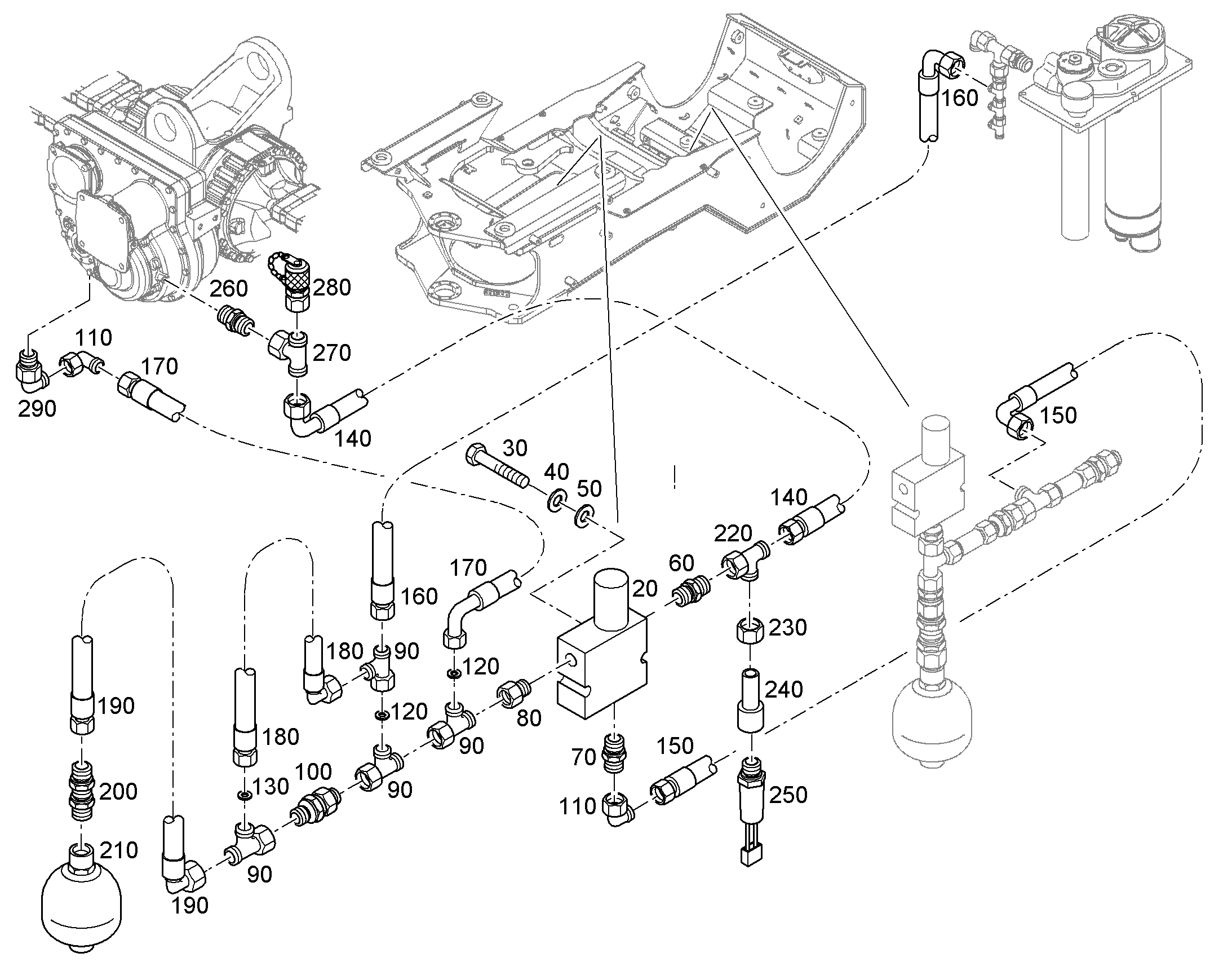 ШЛАНГ 10X900 10037116 LIEBHERR