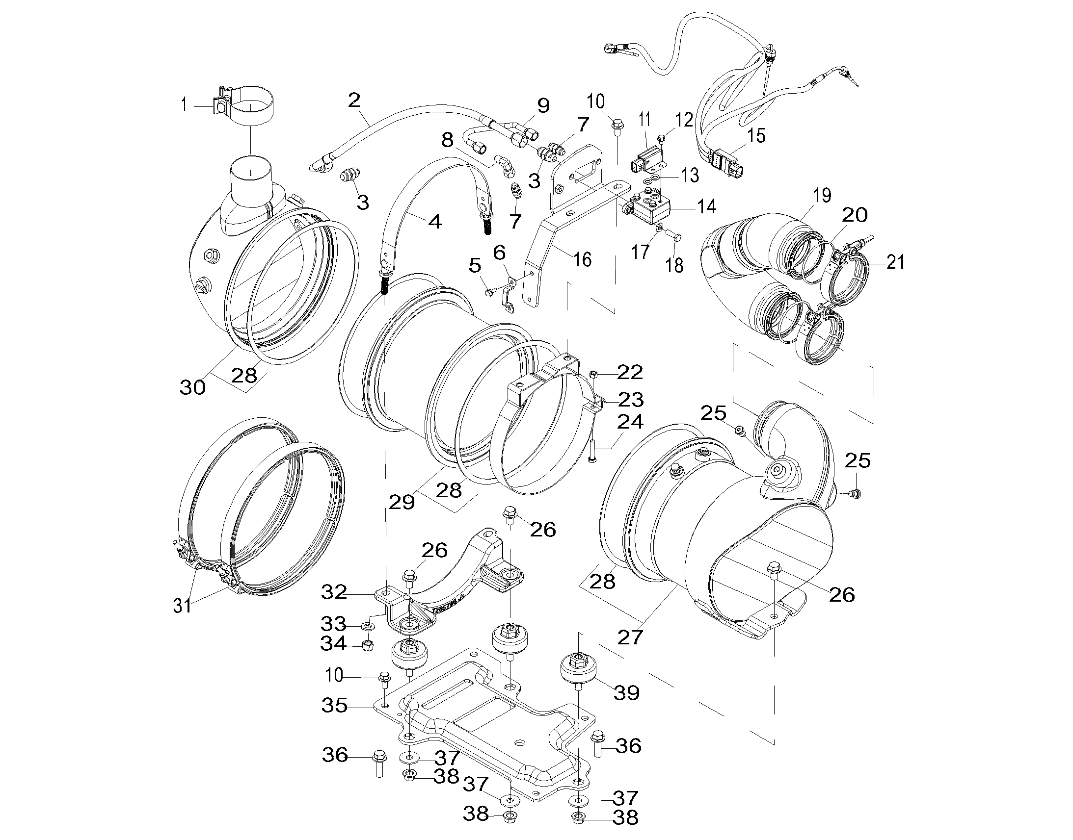 ХОМУТ ЛЕНТОЧНЫЙ 11643576 LIEBHERR