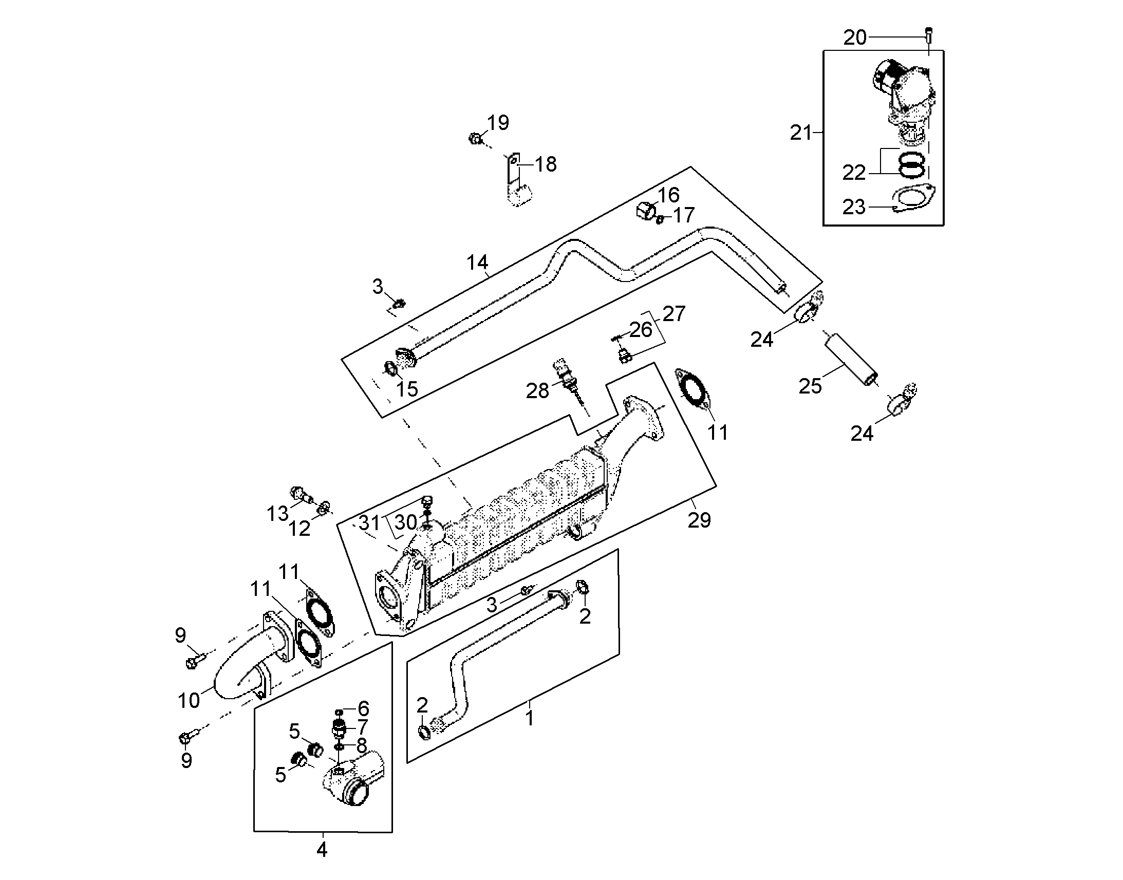 ТЕПЛООБМЕННИК 11647264 LIEBHERR