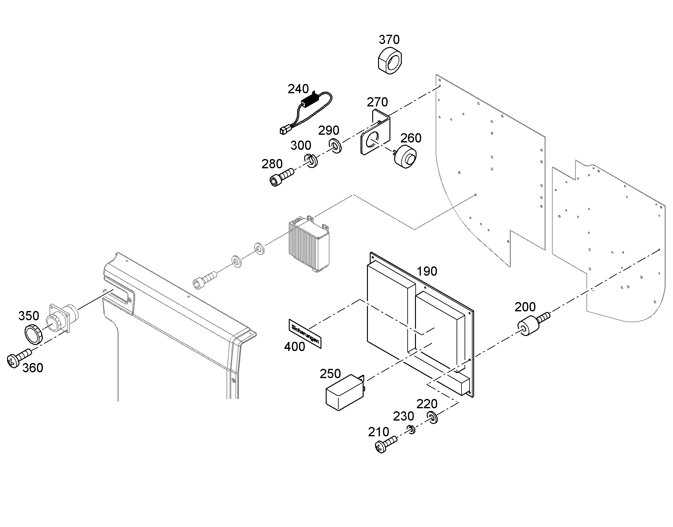 ФИКСАТОР И БЛОК РЕЛЕ 11644497 LIEBHERR