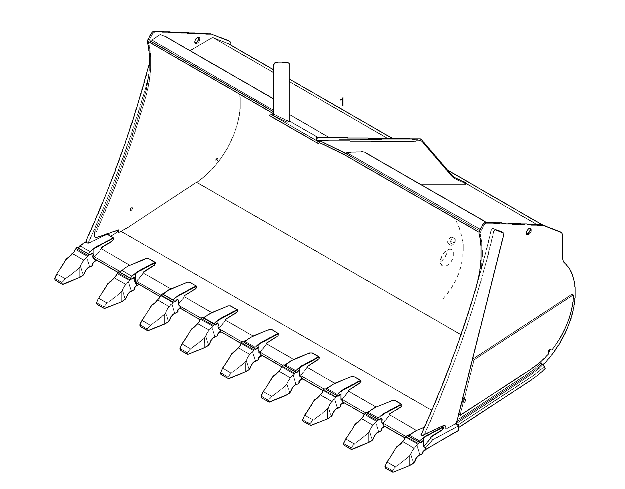КОВШ 3000mm 3,5m³ 11494044 LIEBHERR