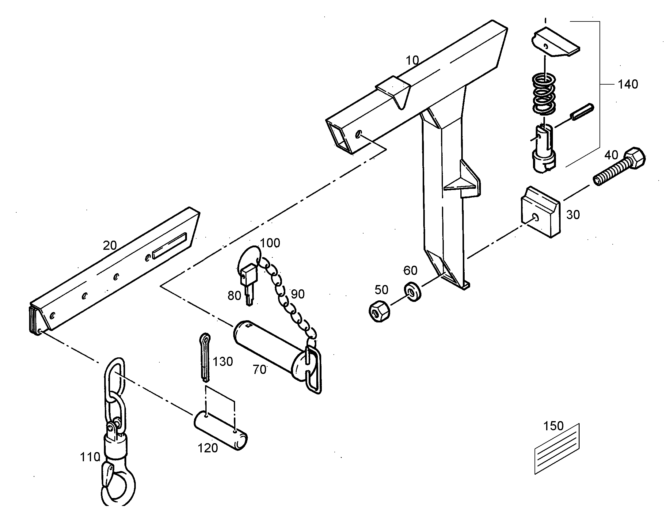 ЗНАК ПРЕДУПРЕЖДАЮЩИЙ 60mmX120mm 12918200 LIEBHERR