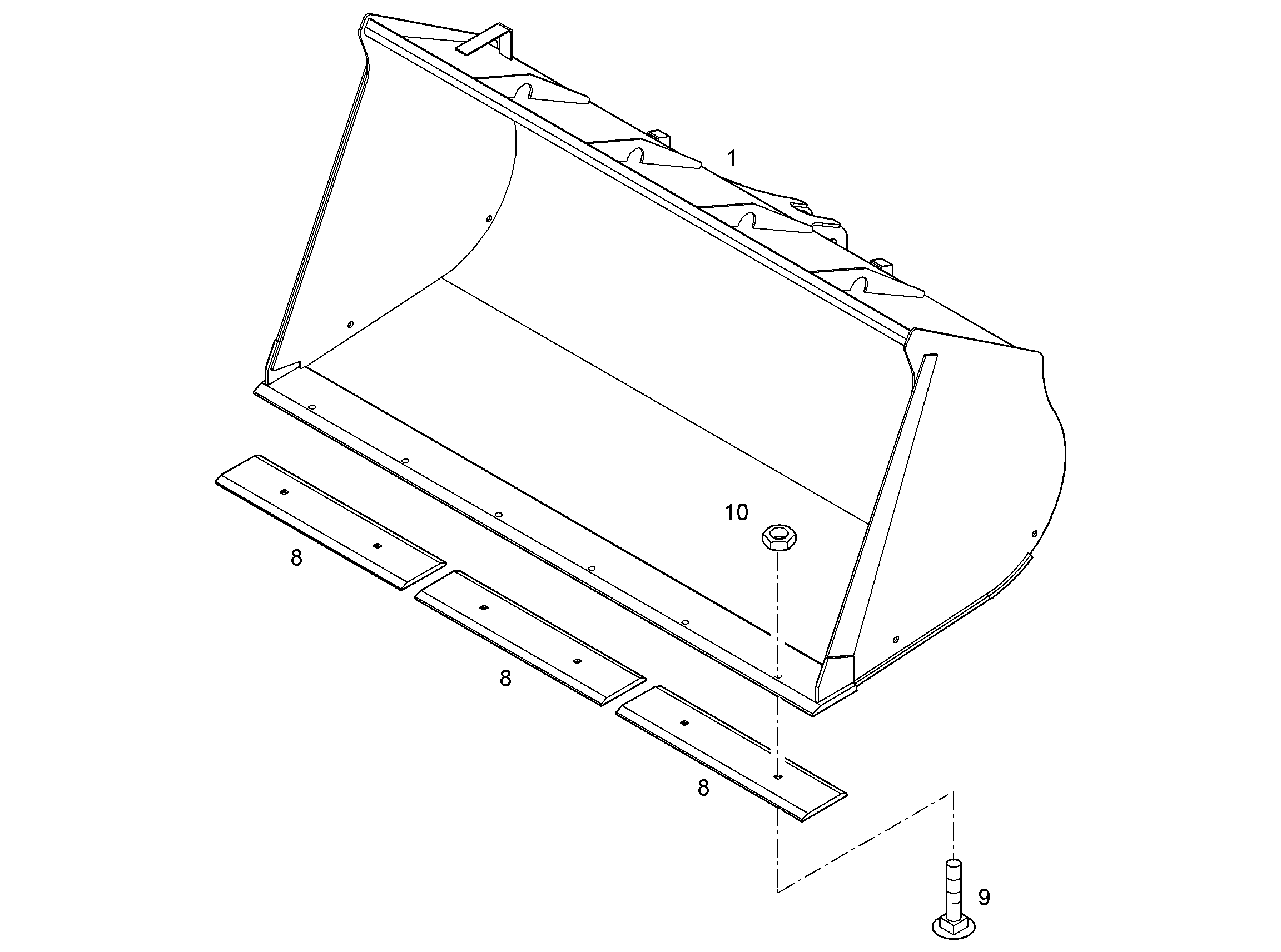 КОВШ 9067864 LIEBHERR