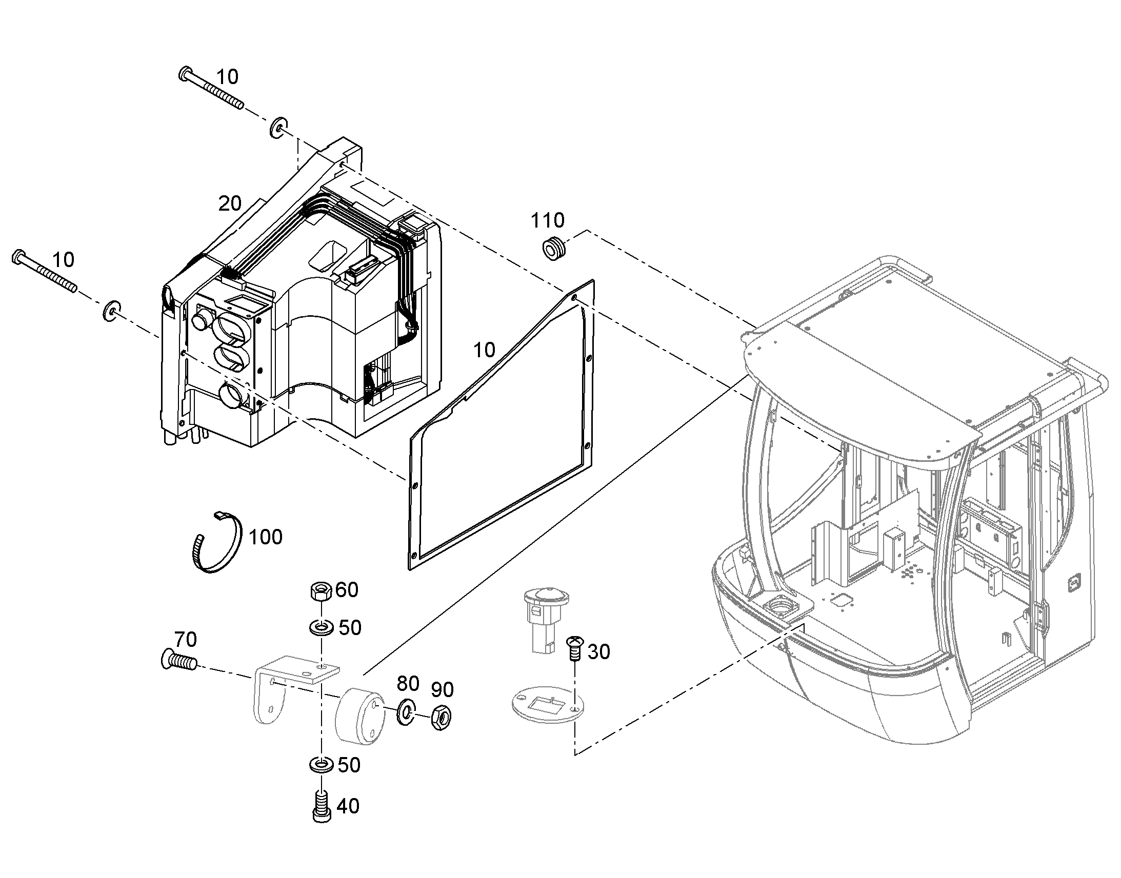 КЛИМАТИЧЕСКАЯ СИСТЕМА 24V 93025107 LIEBHERR