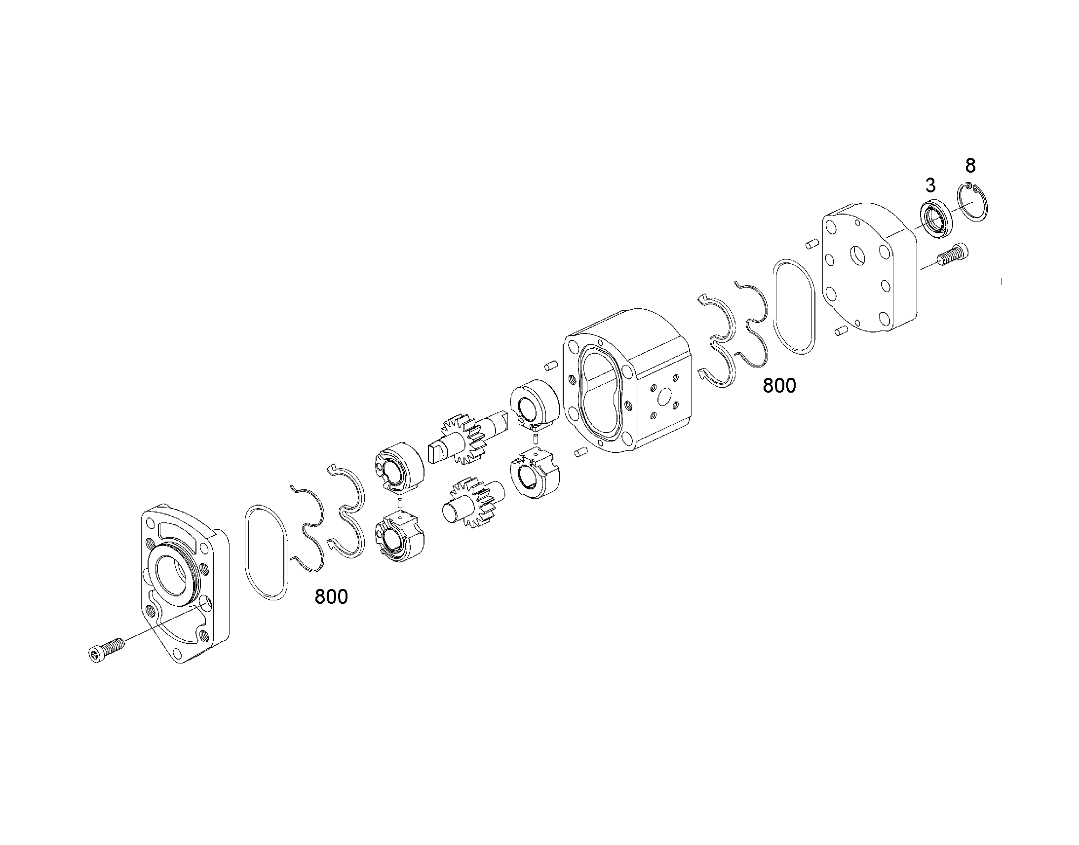КОМПЛЕКТ УПЛОТНЕНИЙ 7622254 LIEBHERR