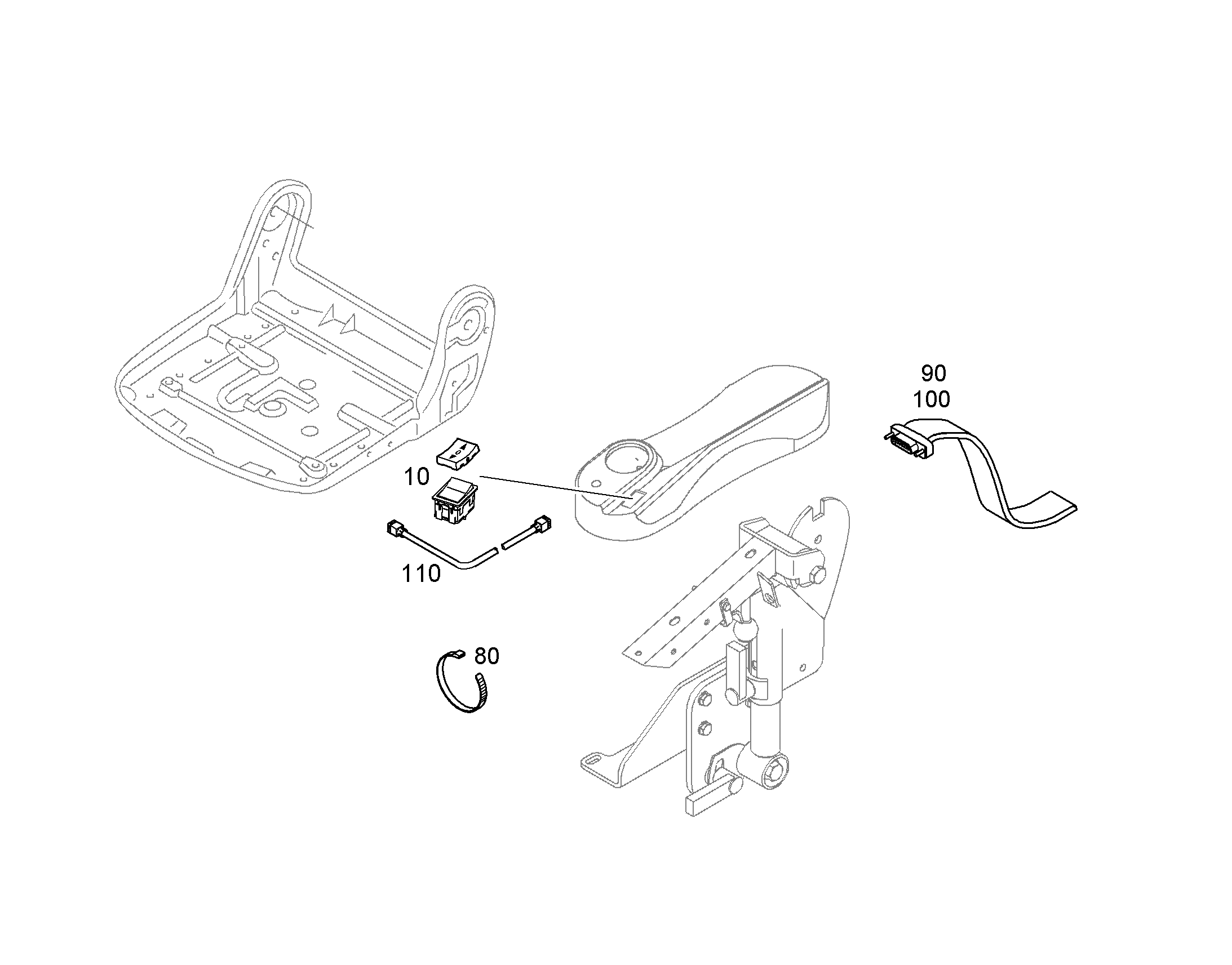 КОМПЛЕКТ КАБЕЛЕЙ W298 93026893 LIEBHERR