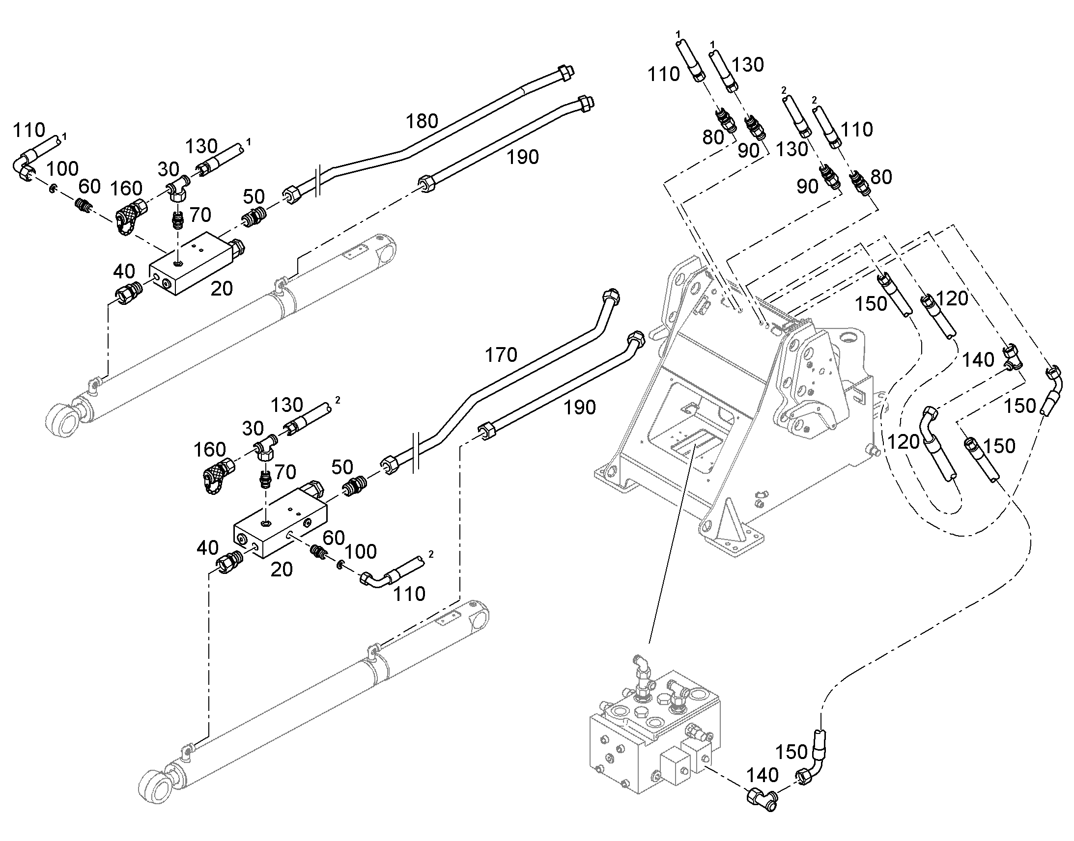 ШЛАНГ 6X2700 11008156 LIEBHERR