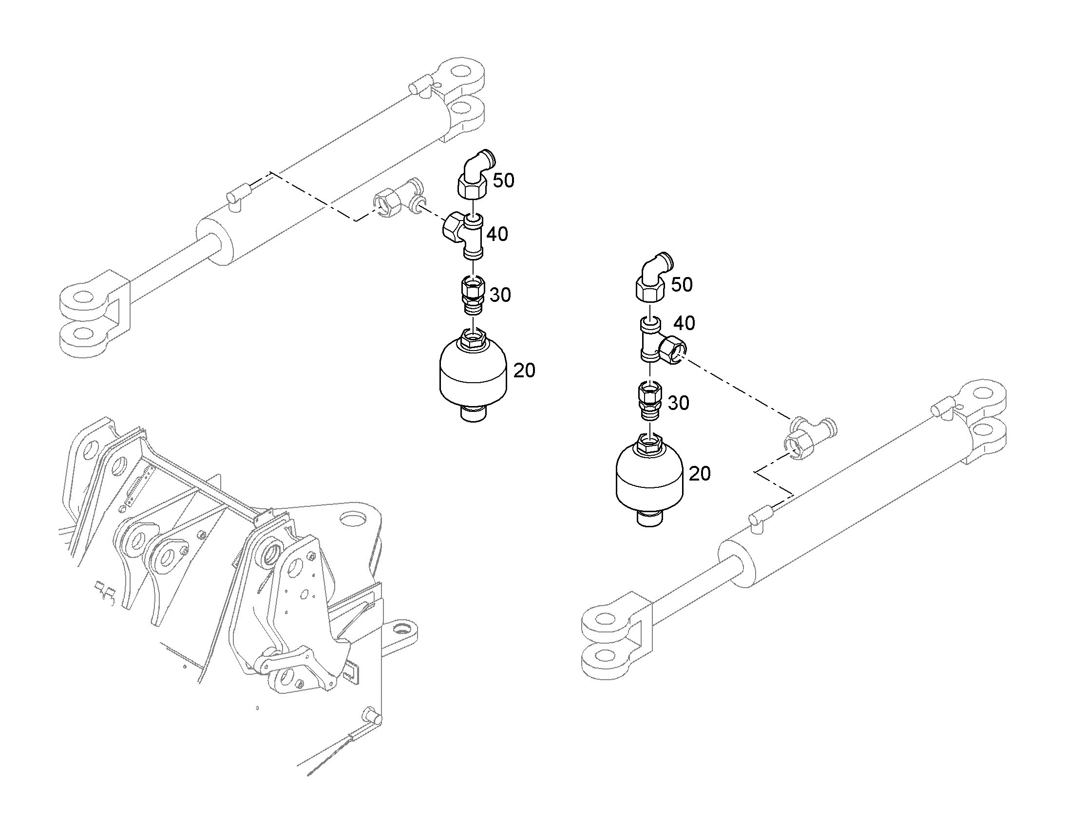 АККУМУЛЯТОР МЕМБРАННЫЙ 0,16l/300bar/30bar -40/100°C I 11690016 LIEBHERR
