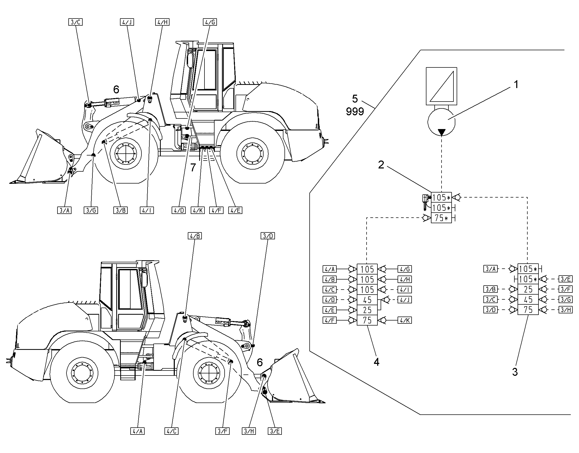 СМАЗОЧНЫЕ ЛИНИИ ОБЛАСТЬ ИЗЛОМА 9776783 LIEBHERR