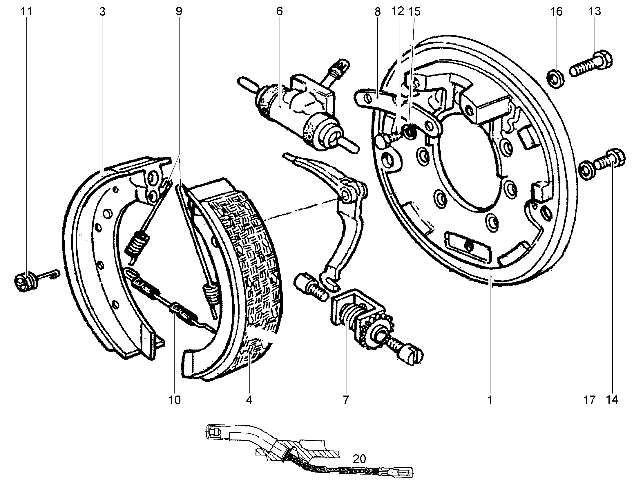 СУППОРТ ТОРМОЗНОГО МЕХАНИЗМА 11694183 LIEBHERR