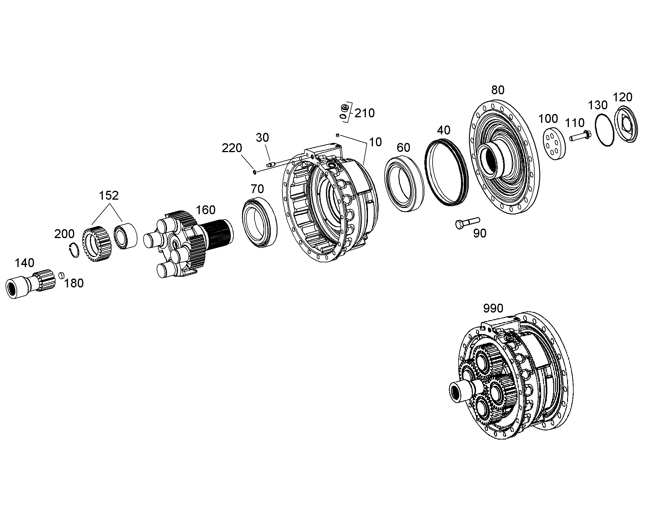 ГОЛОВКА КОЛЕСА 11696233 LIEBHERR
