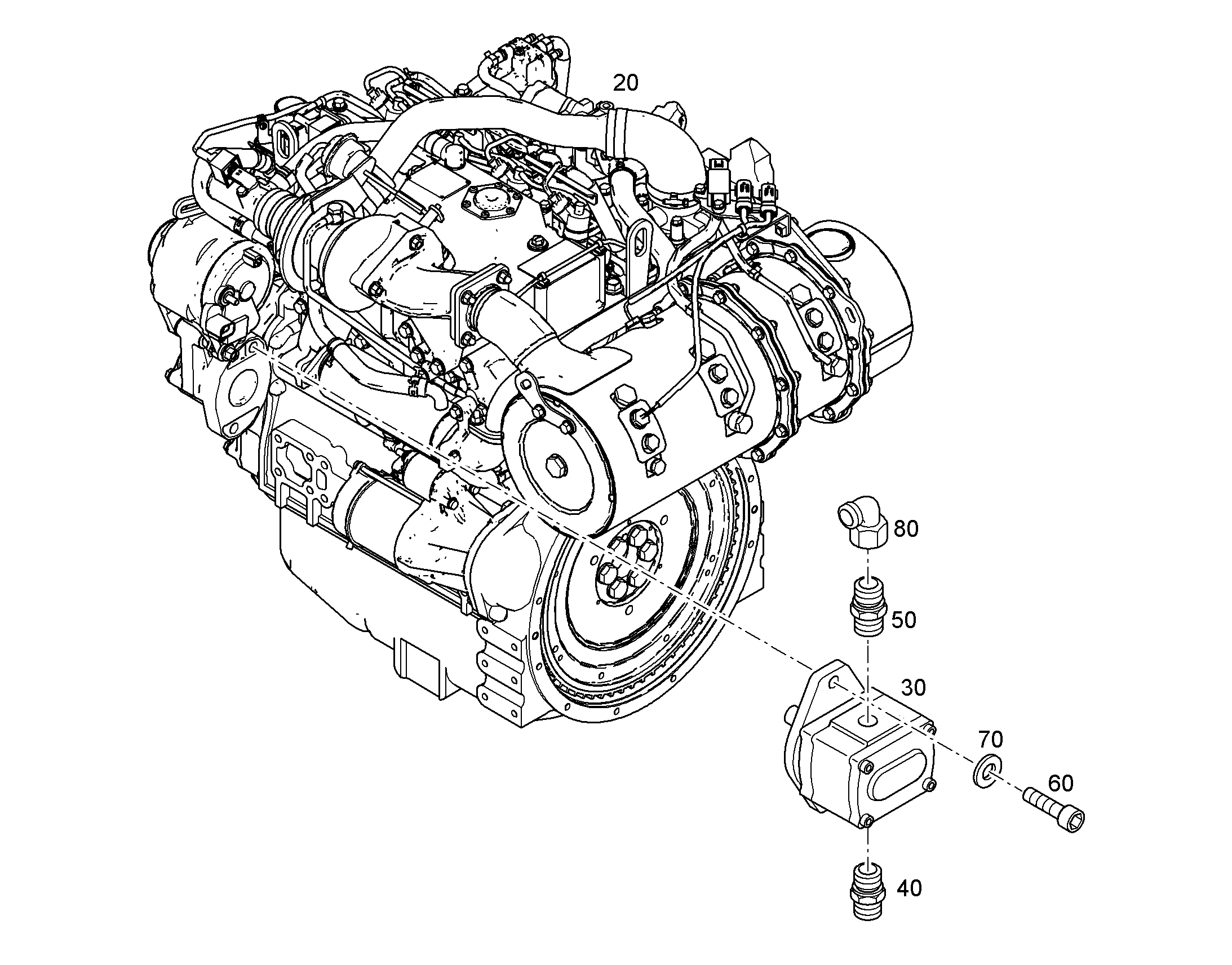 ДВИГАТЕЛЬ 4TNV98CT 53,7 kW 12206426 LIEBHERR