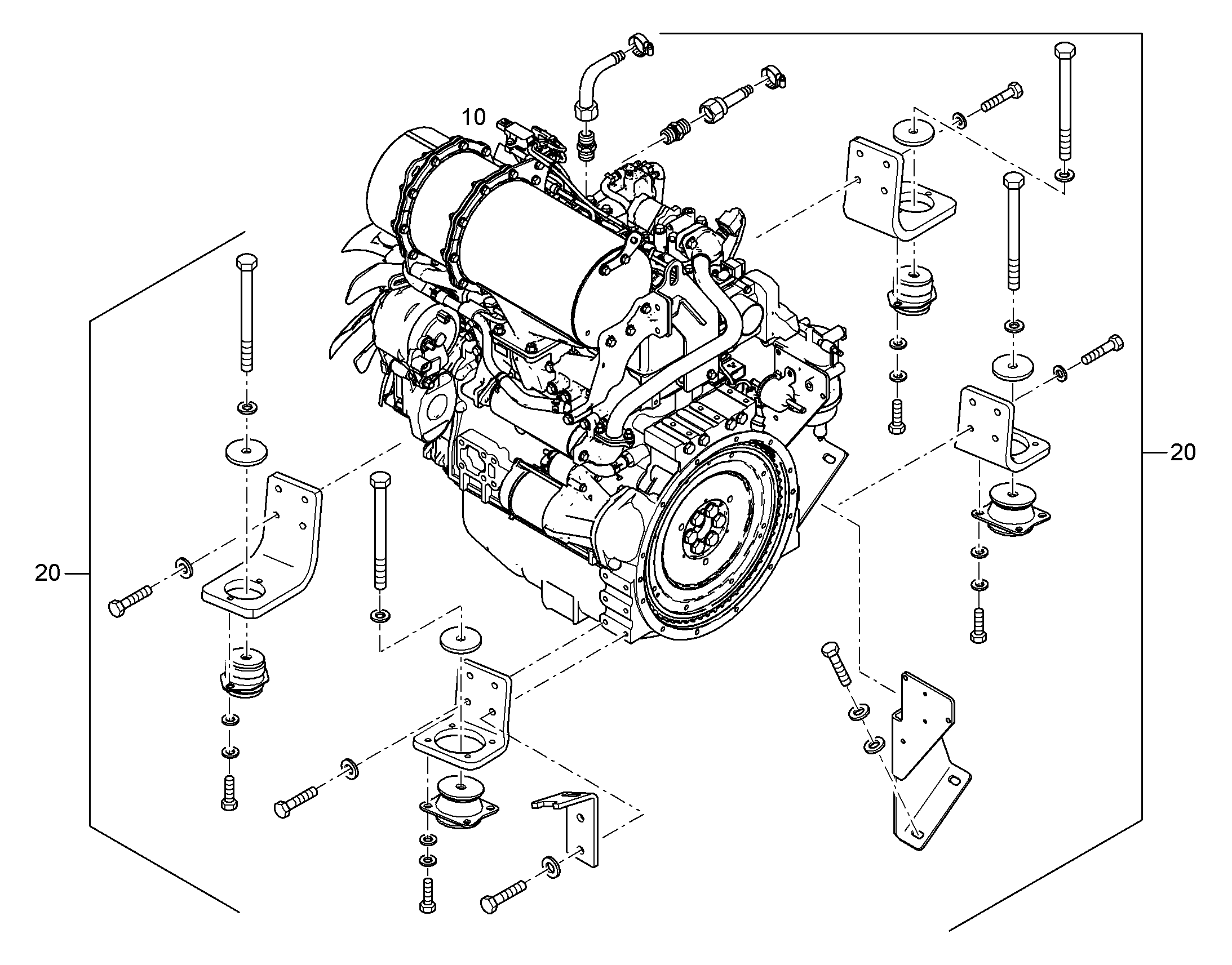 ЧАСТИ ДВИГАТЕЛЬ 93028237 LIEBHERR
