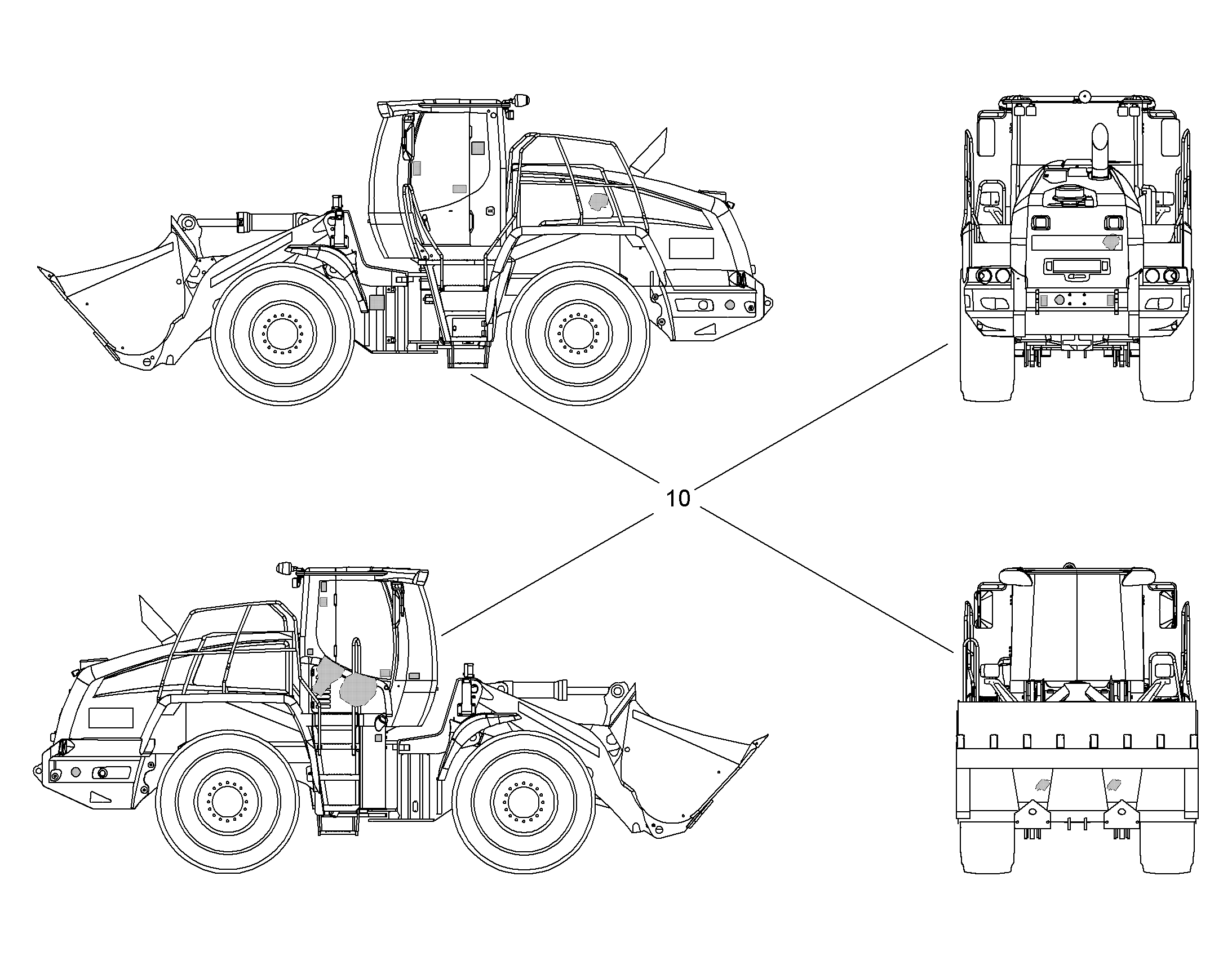 РАСПОЛОЖЕНИЕ ТАБЛИЧЕК 93016382 LIEBHERR