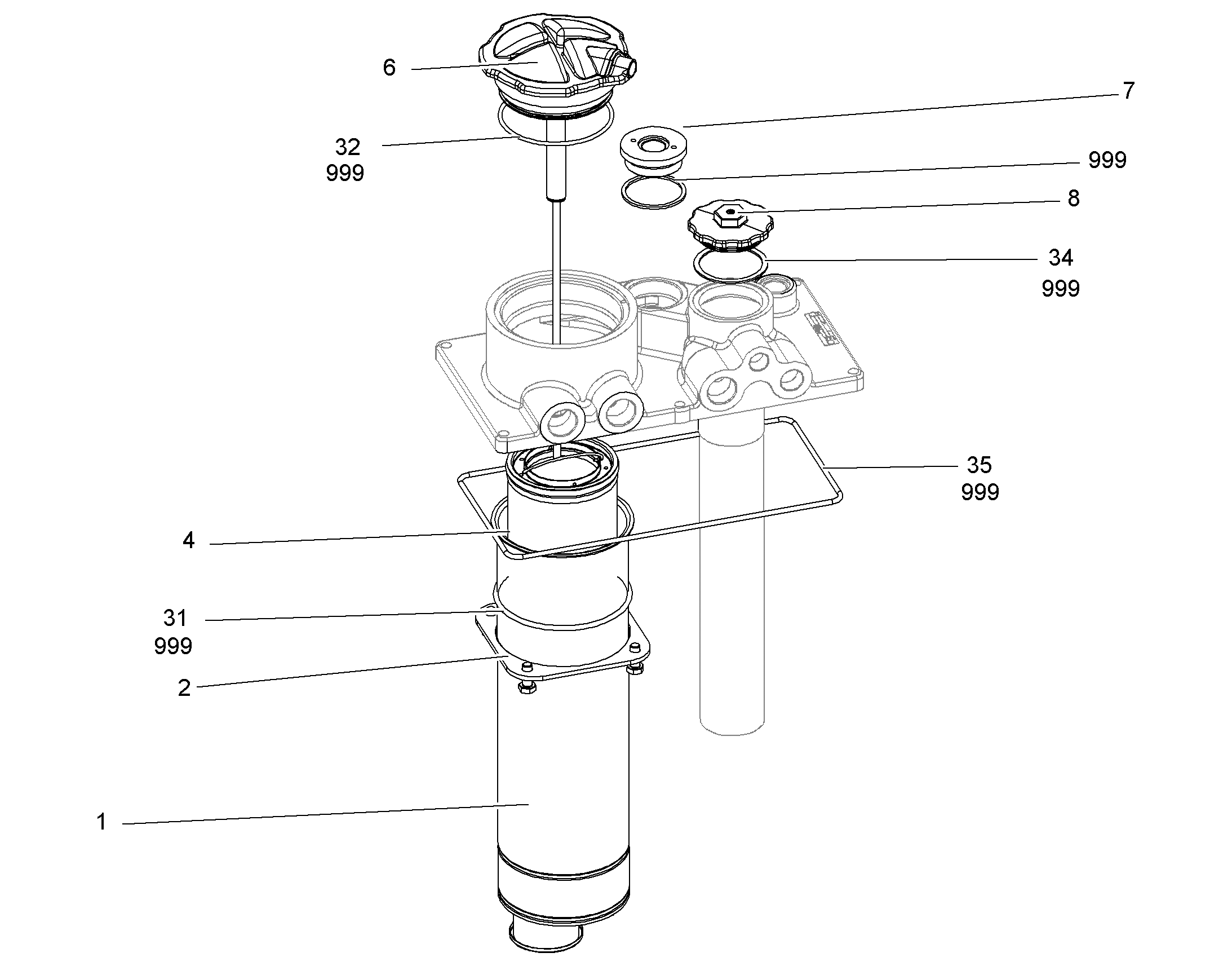 SEAL KIT FILTER 11699884 LIEBHERR