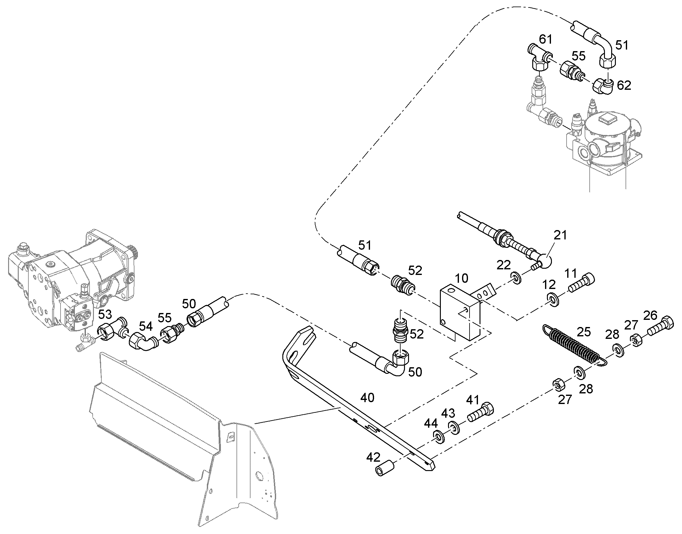 ПРУЖИНА НАТЯЖНАЯ 1,25X13,7X108,7 12233635 LIEBHERR