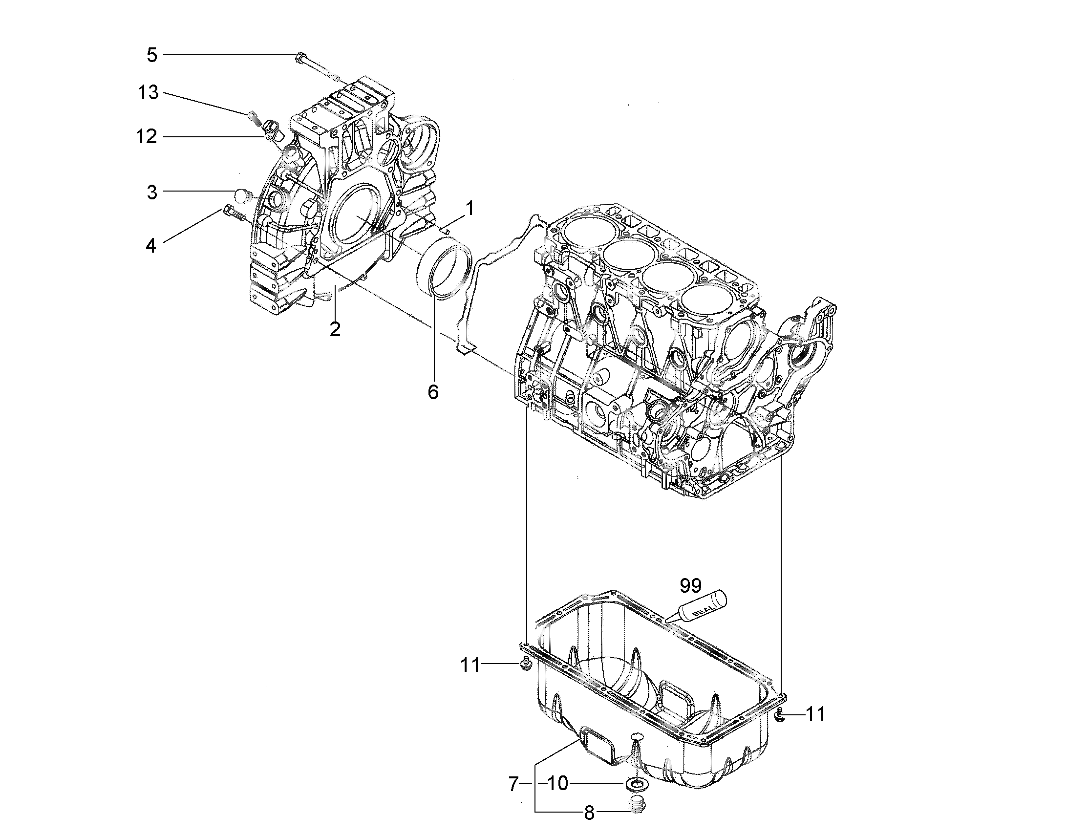 КОРПУС 11699770 LIEBHERR