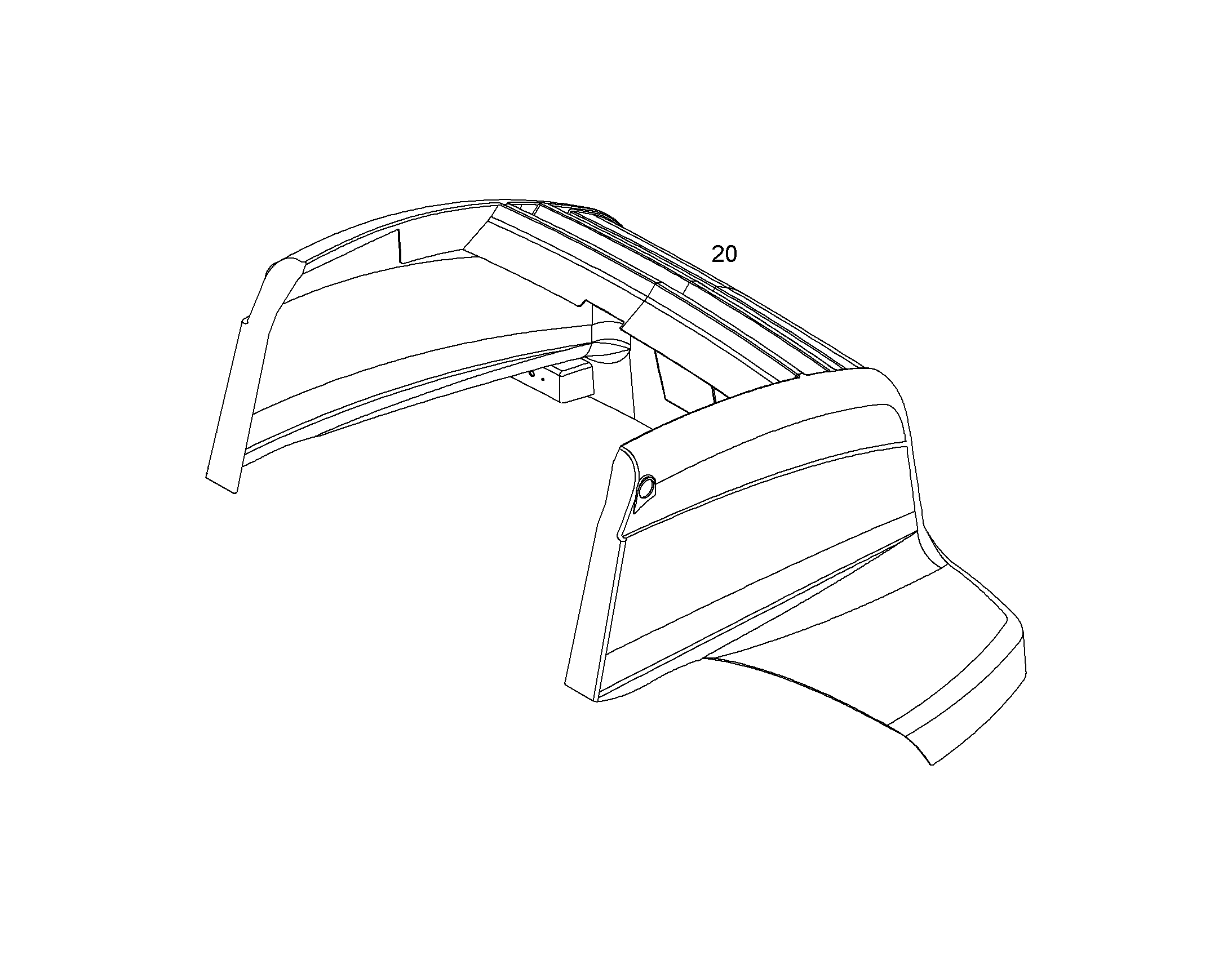 КАПОТ 11349098 LIEBHERR