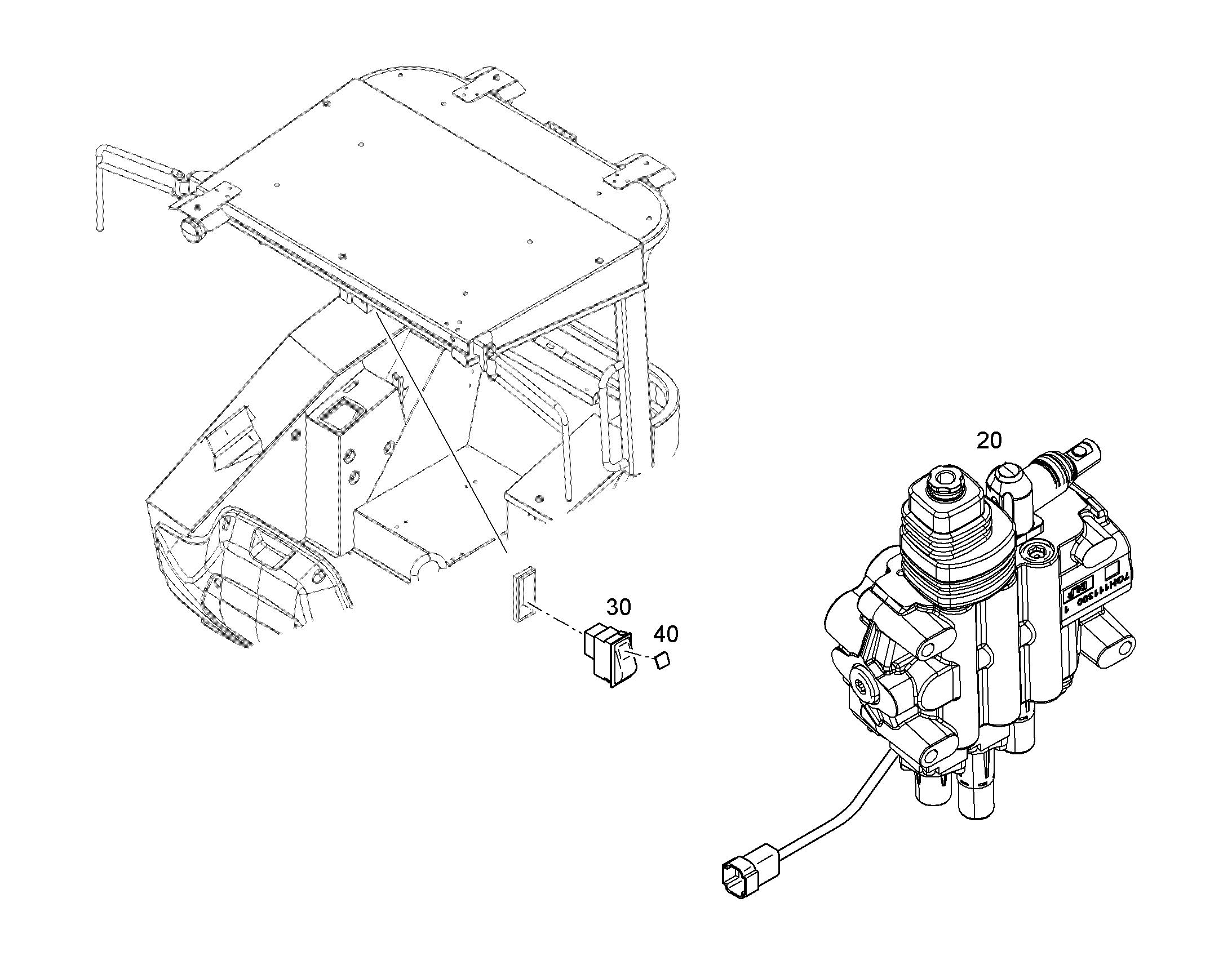 БЛОК УПРАВЛЕНИЯ 12242510 LIEBHERR