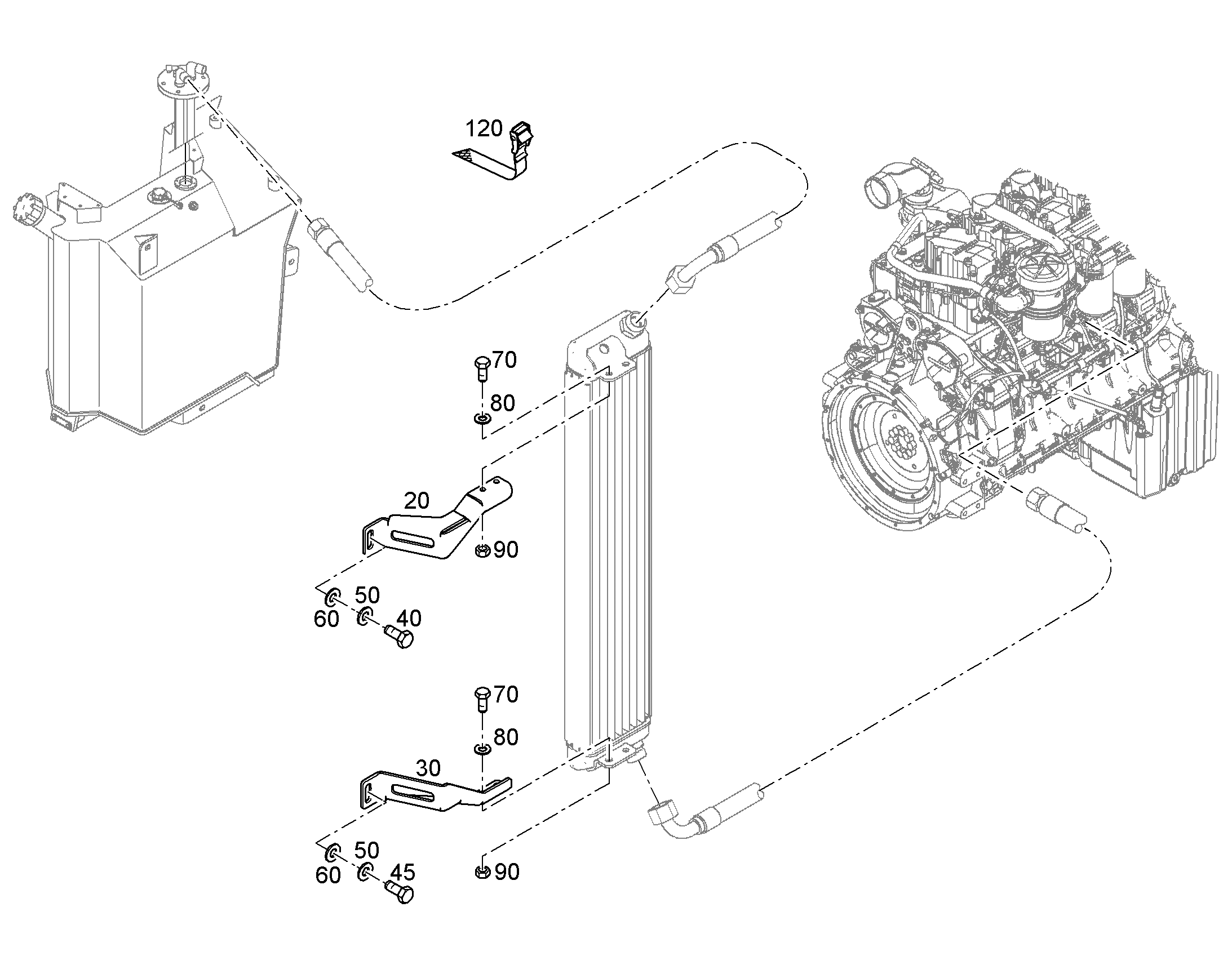 УГОЛЬНИК ПОДДЕРЖИВАЮЩИЙ 93030179 LIEBHERR