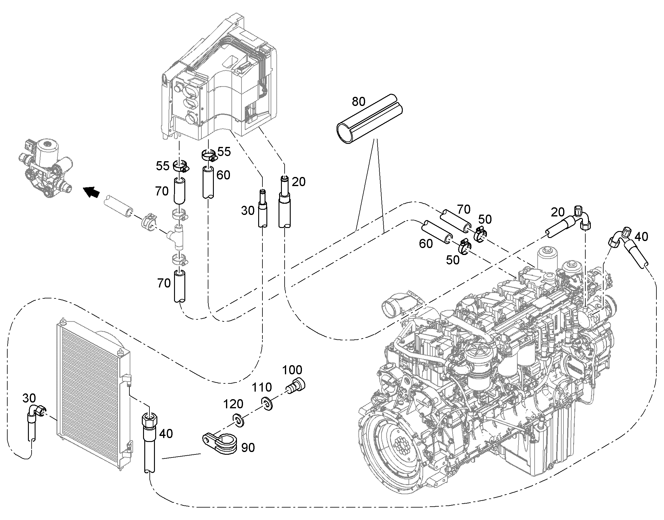 СКОБА DIN 3016-1 D1 18X20 W1-2-CR 7362602 LIEBHERR