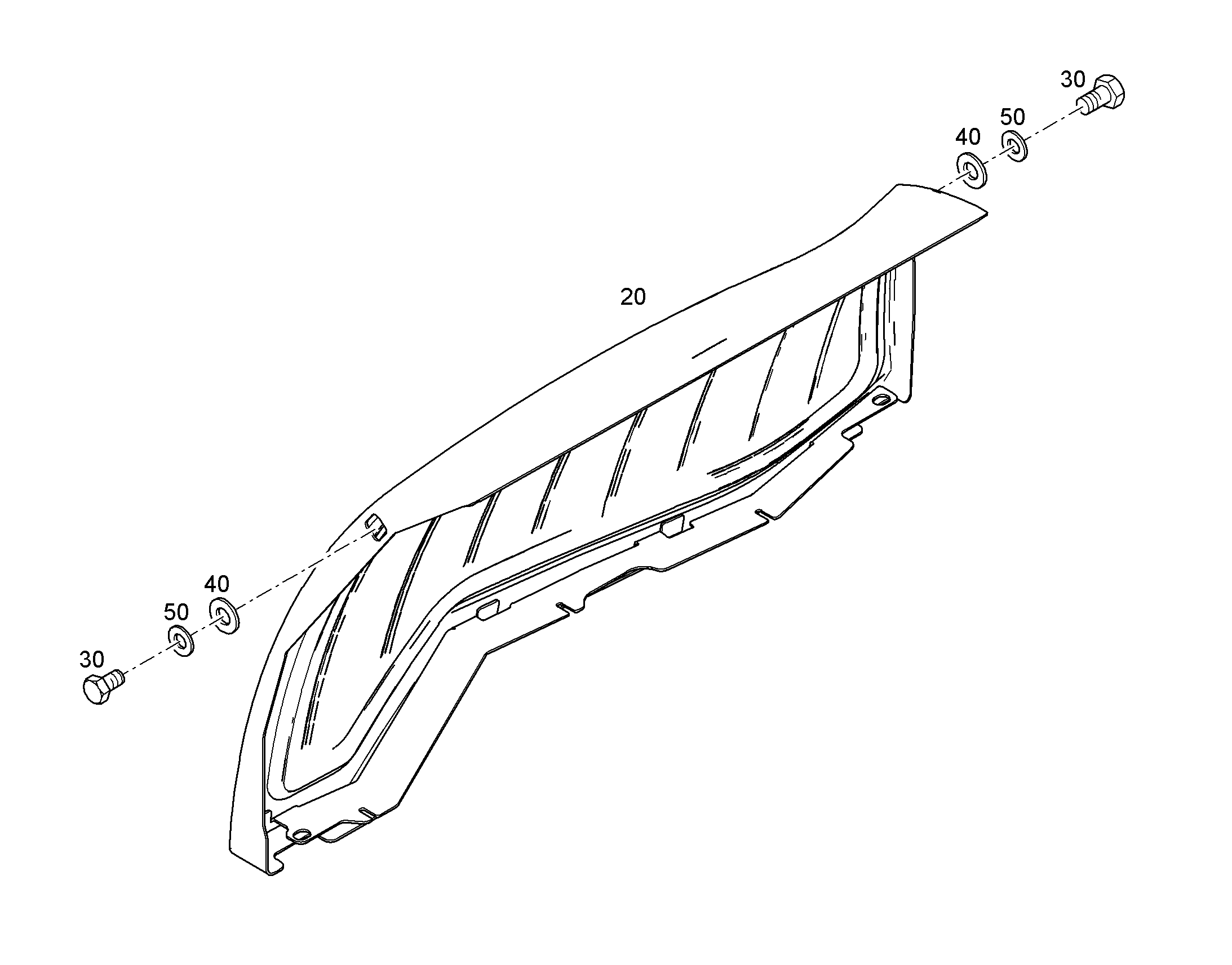 КРЫШКА РАДИАТОРА СПРАВА 93030057 LIEBHERR