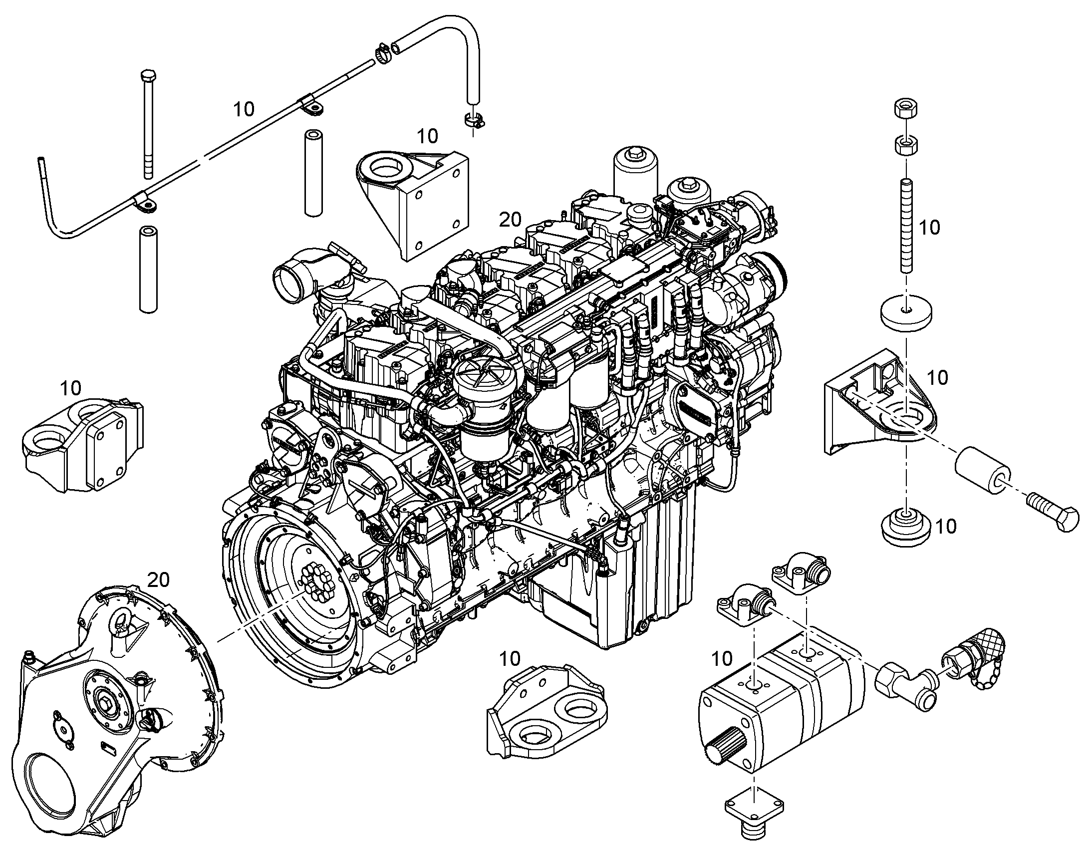 ЧАСТИ ДВИГАТЕЛЬ 93021217 LIEBHERR