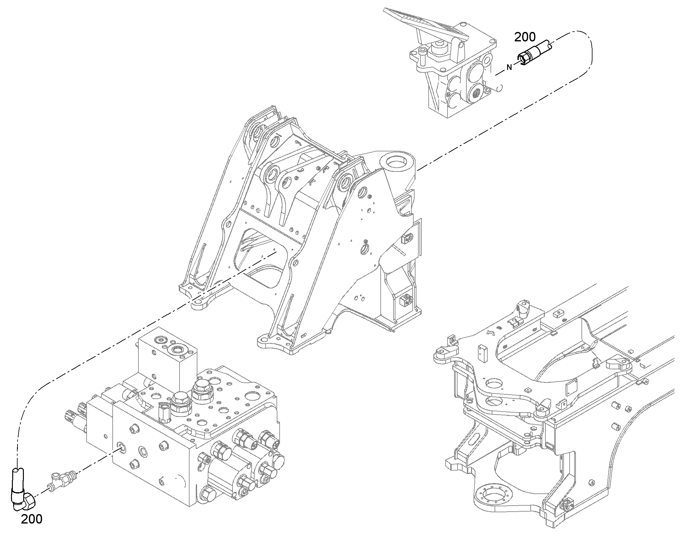 ШЛАНГ УПРАВЛЕНИЯ 8X2550 5604478 LIEBHERR