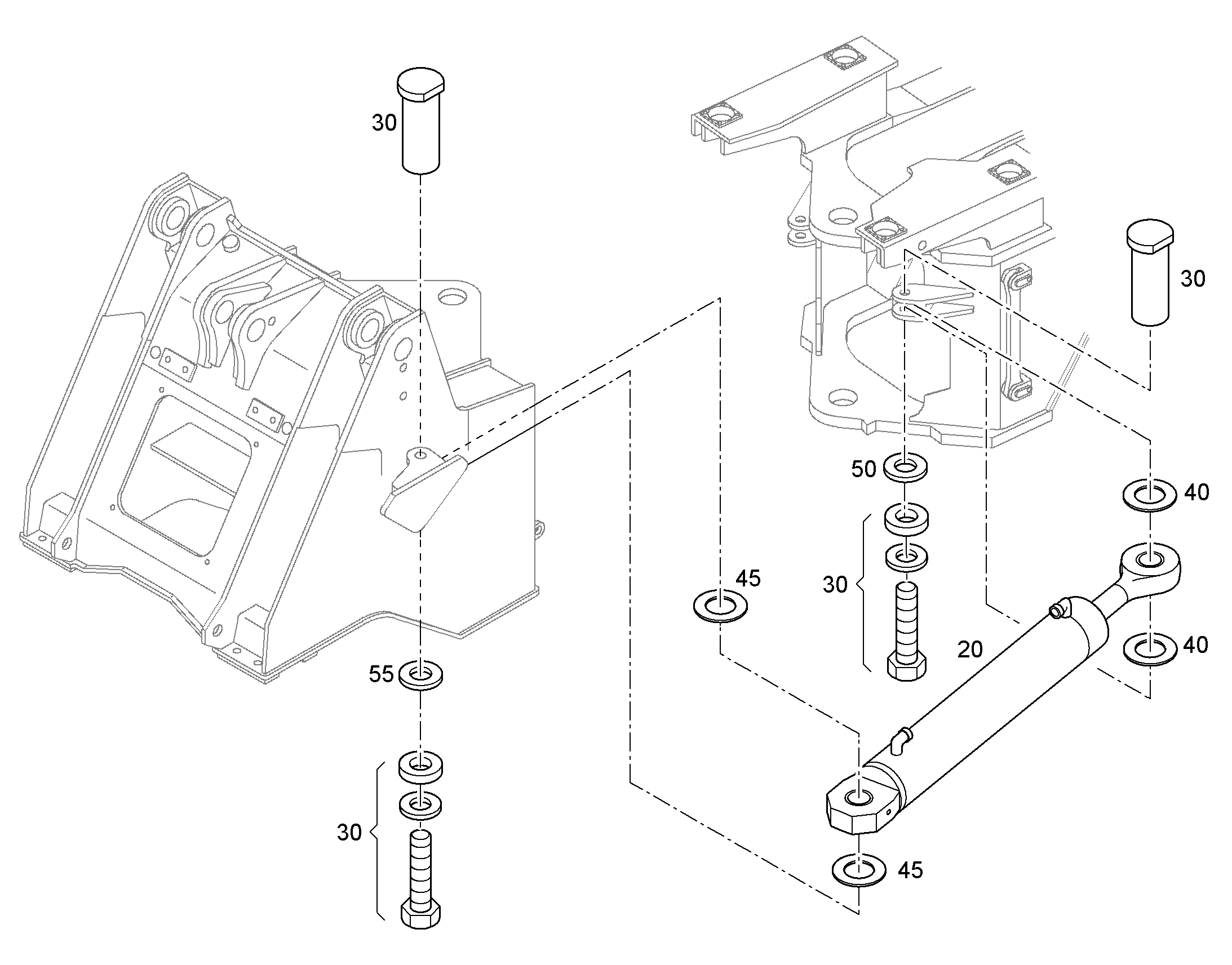 ШАЙБА РЕГУЛИРОВОЧНАЯ 45 4220034 LIEBHERR