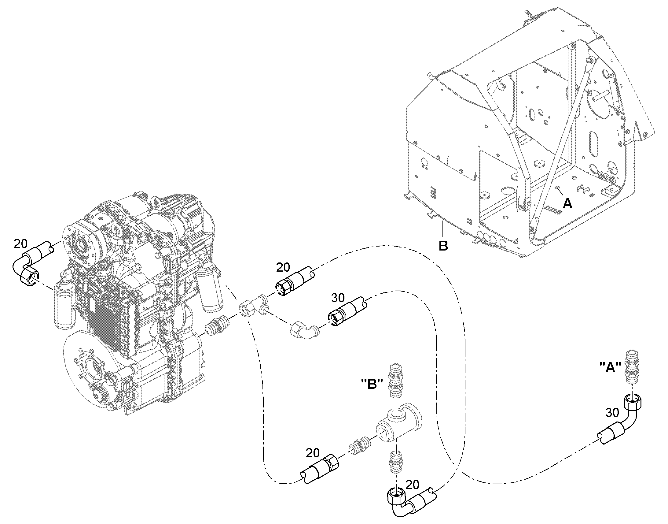 ШЛАНГ 25X1150 10000899 LIEBHERR