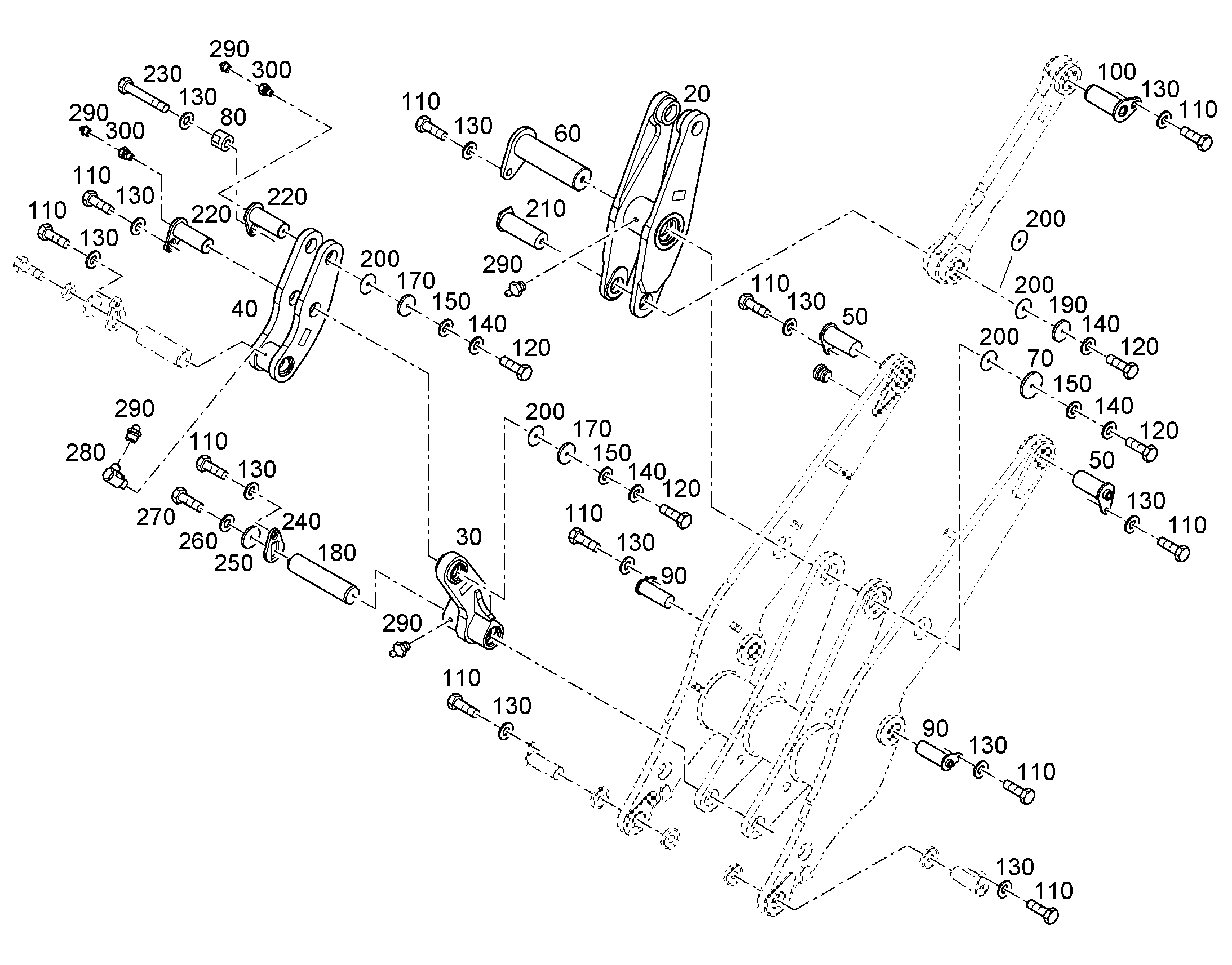 РЫЧАГ ПОВОРОТНЫЙ 11358257 LIEBHERR