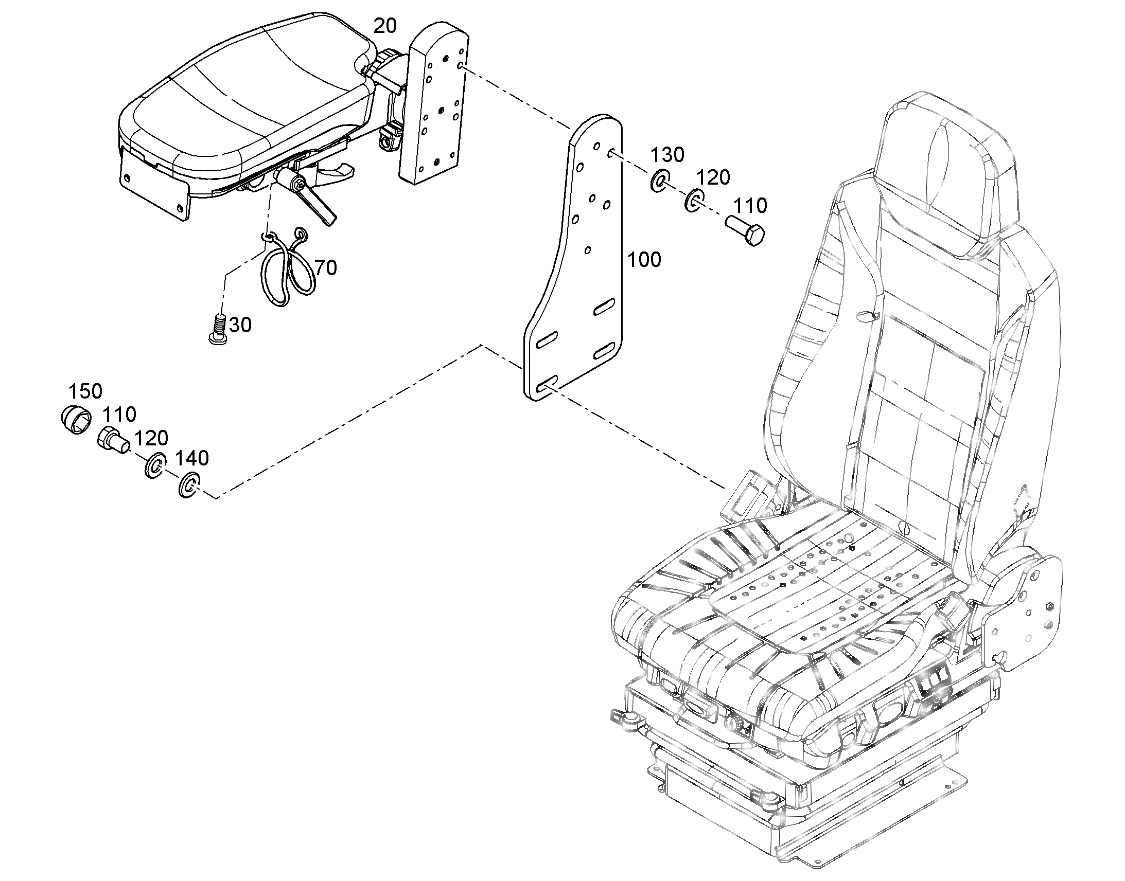ПОДЛОКОТНИК 12212775 LIEBHERR
