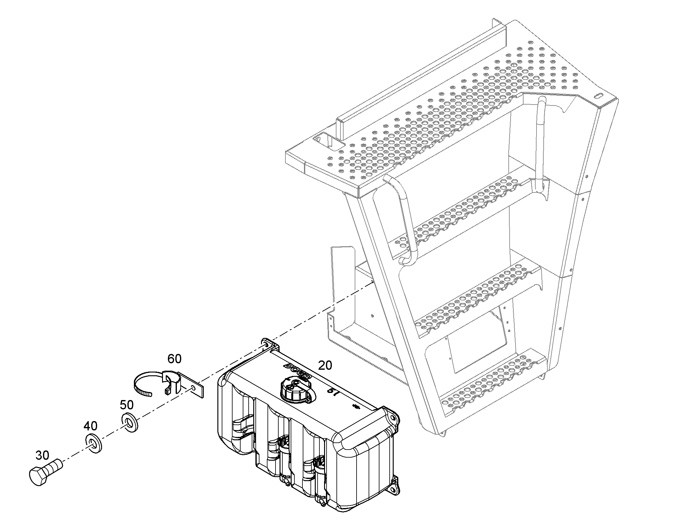 БАЧОК РАСШИРИТЕЛЬНЫЙ 11660012 LIEBHERR