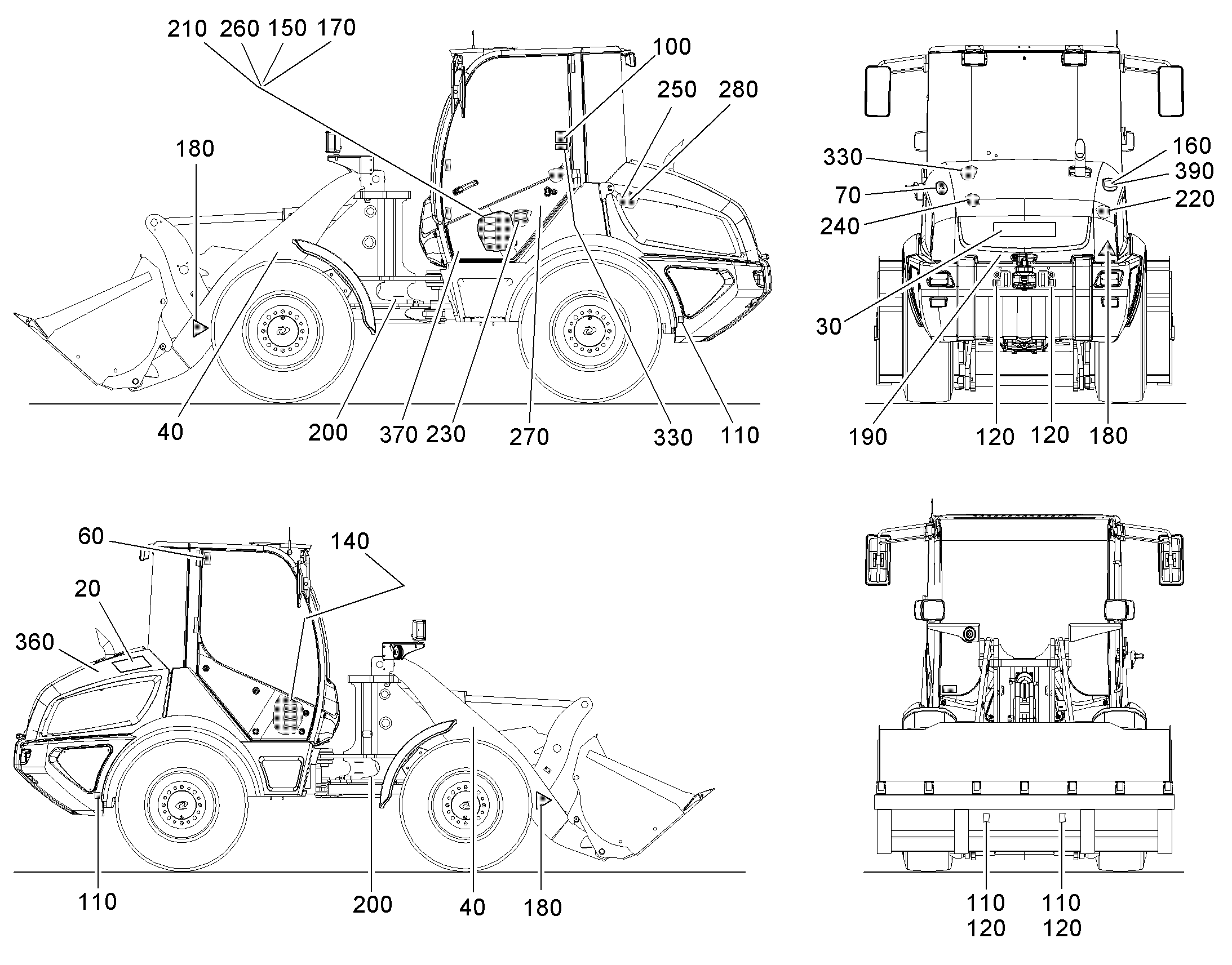 ТАБЛИЧКА 506 313mmX83mm 12429686 LIEBHERR