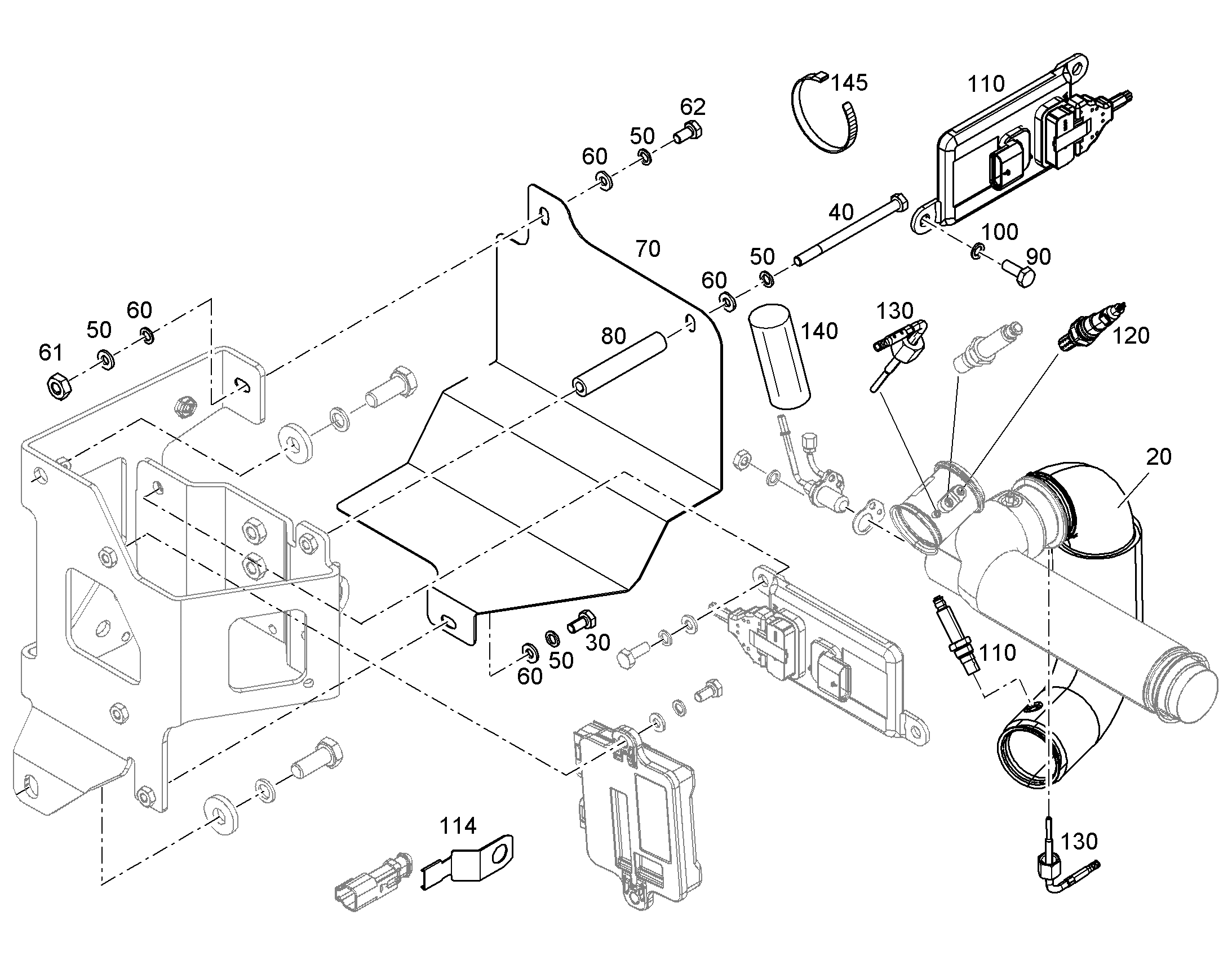 ГАЗОВЫЙ ДАТЧИК 10144038 LIEBHERR