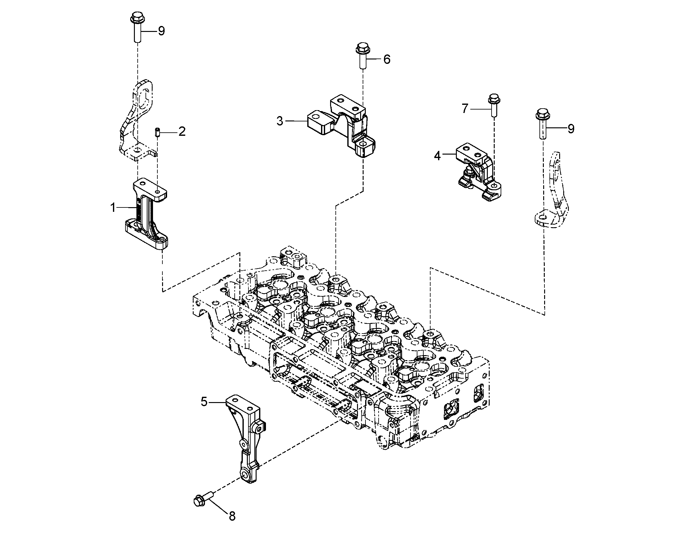 SPRING PIN 12206024 LIEBHERR