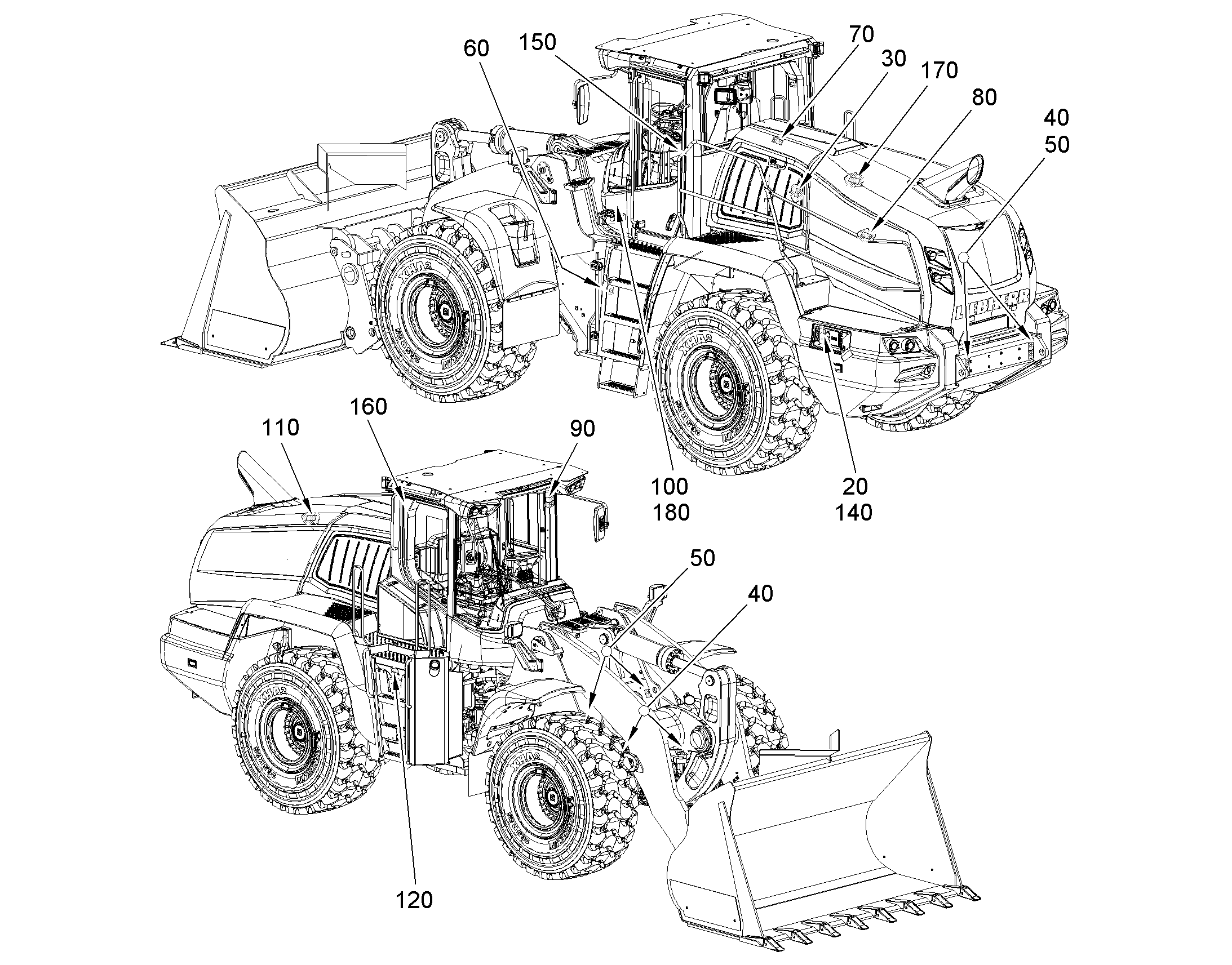 ТАБЛИЧКА ТЕХНИКИ БЕЗОПАСНОСТИ 35mmX17,5mm 11445558 LIEBHERR