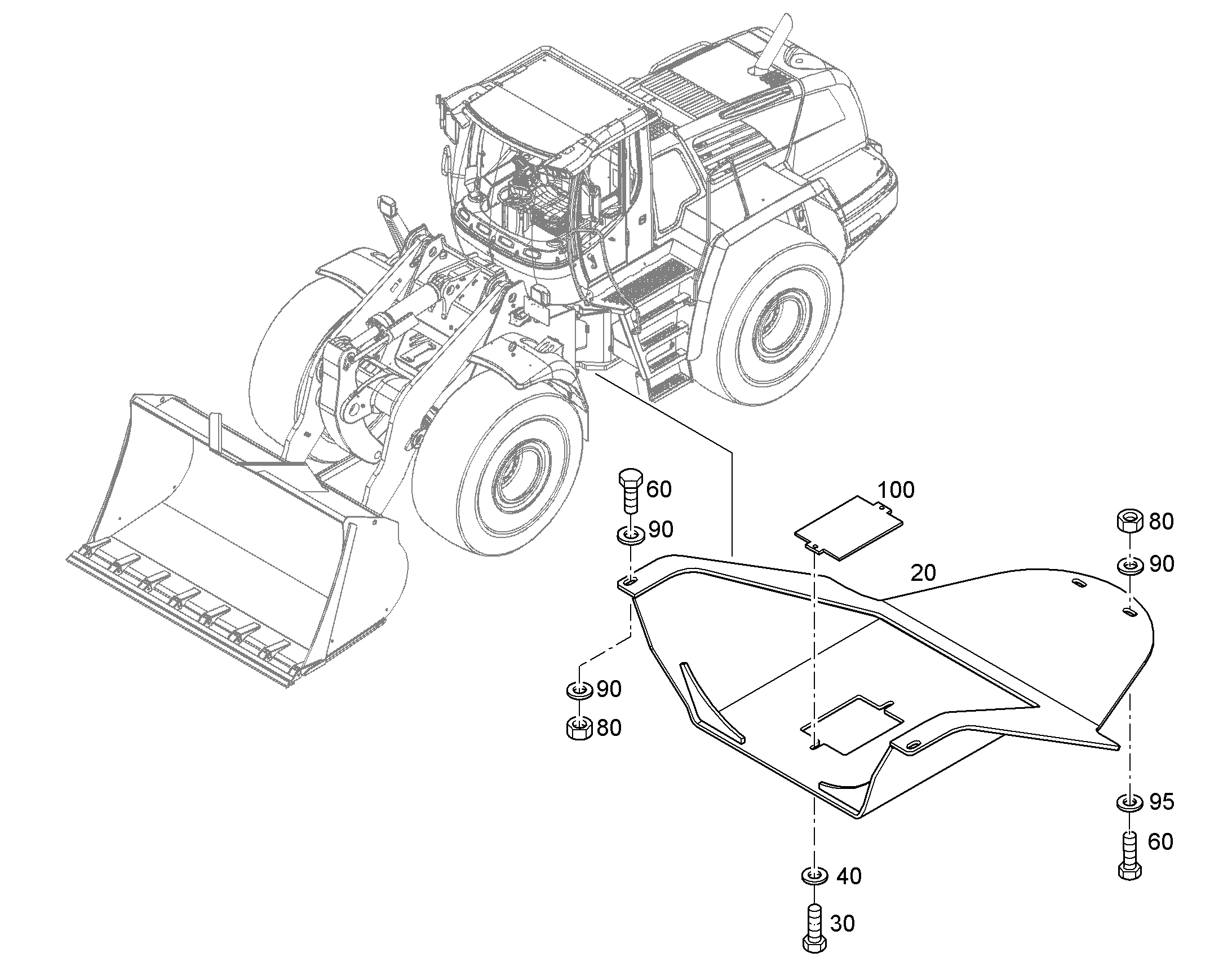 ЛИСТ ЗАЩИТНЫЙ 11363177 LIEBHERR