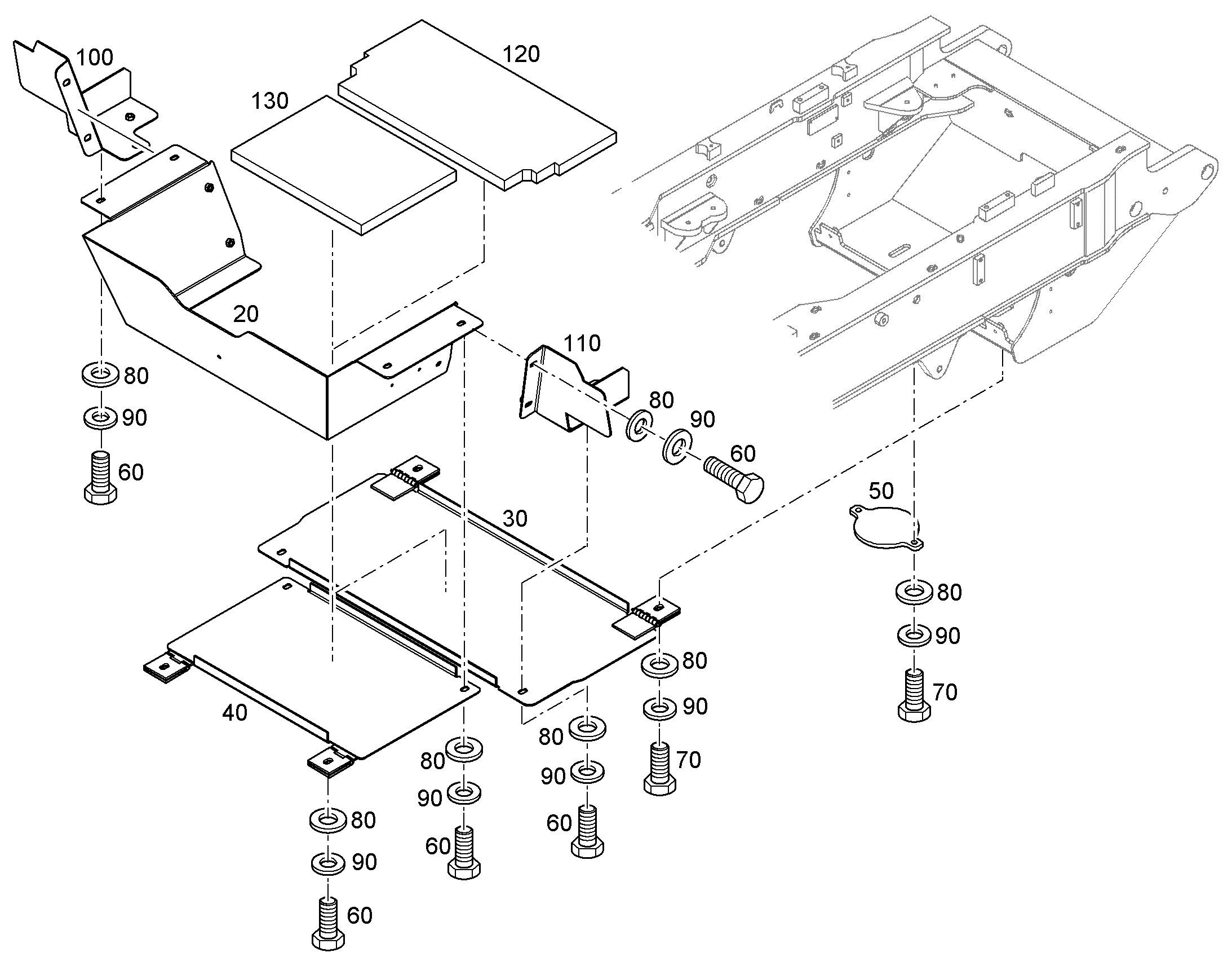 МАТ ИЗОЛЯЦИОННЫЙ 11365687 LIEBHERR