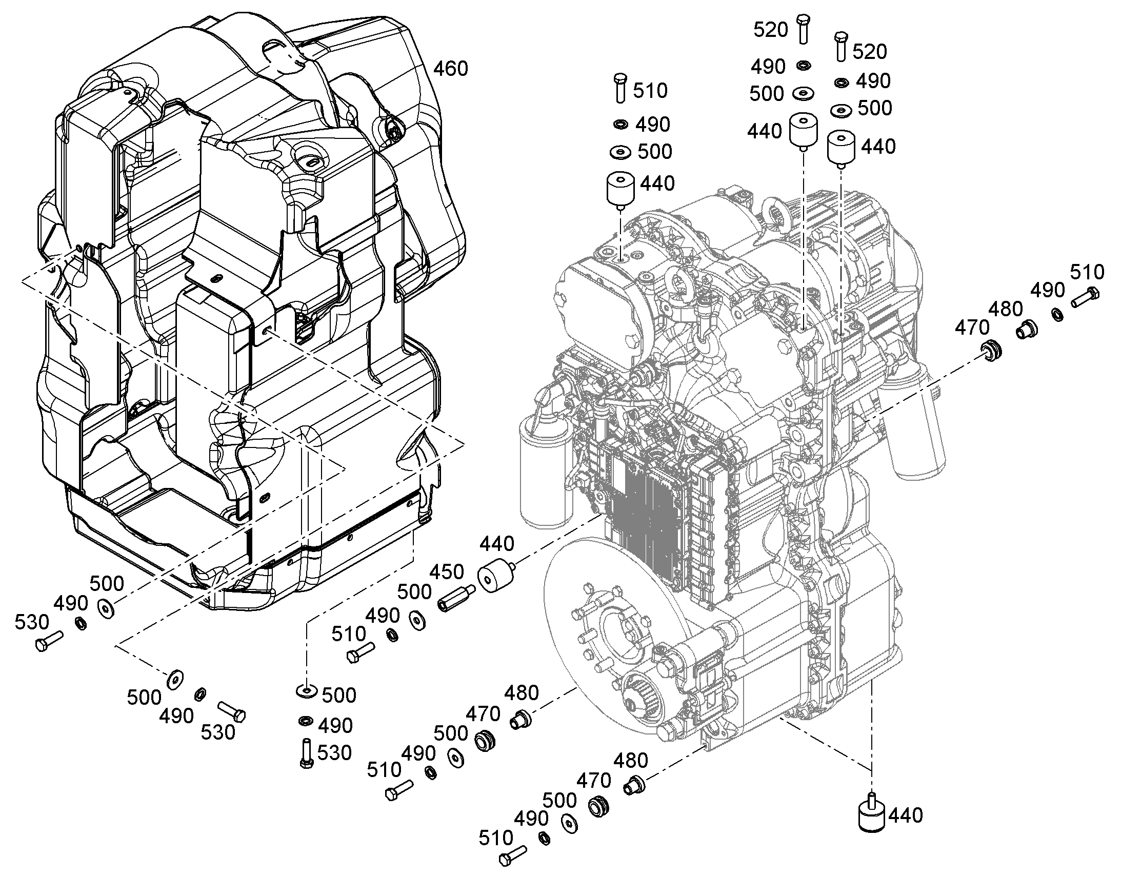 ШУМОПОГЛОЩАЮЩИЙ ПАКЕТ 11432407 LIEBHERR