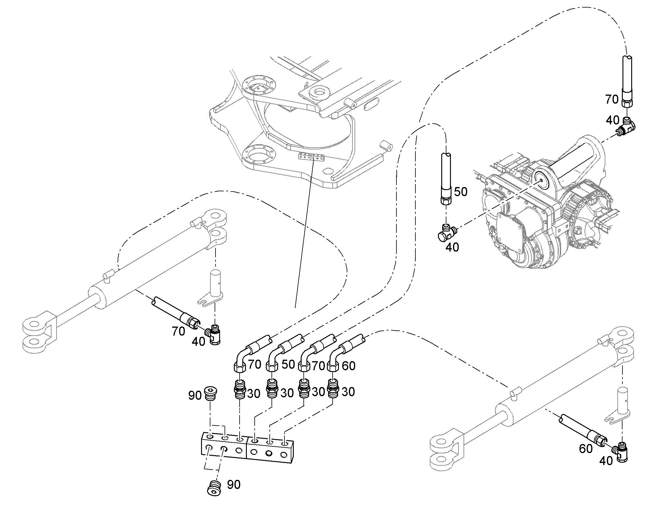 СОЕДИНЕНИЕ РЕЗЬБОВОЕ WH 6L M10X1 KDS 7368426 LIEBHERR