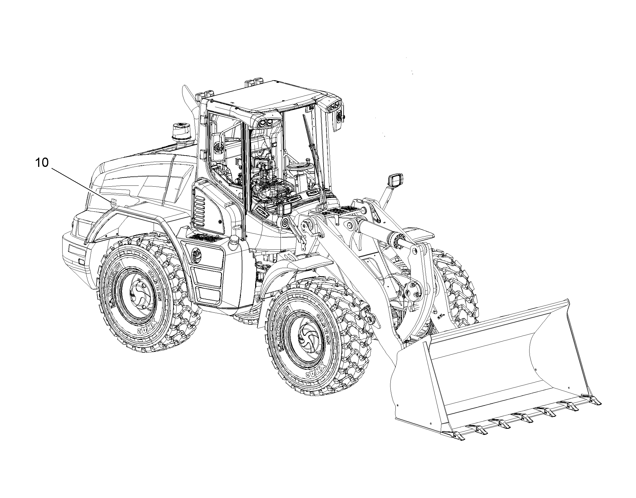 ТАБЛИЧКА 100mmX20mm 12558261 LIEBHERR