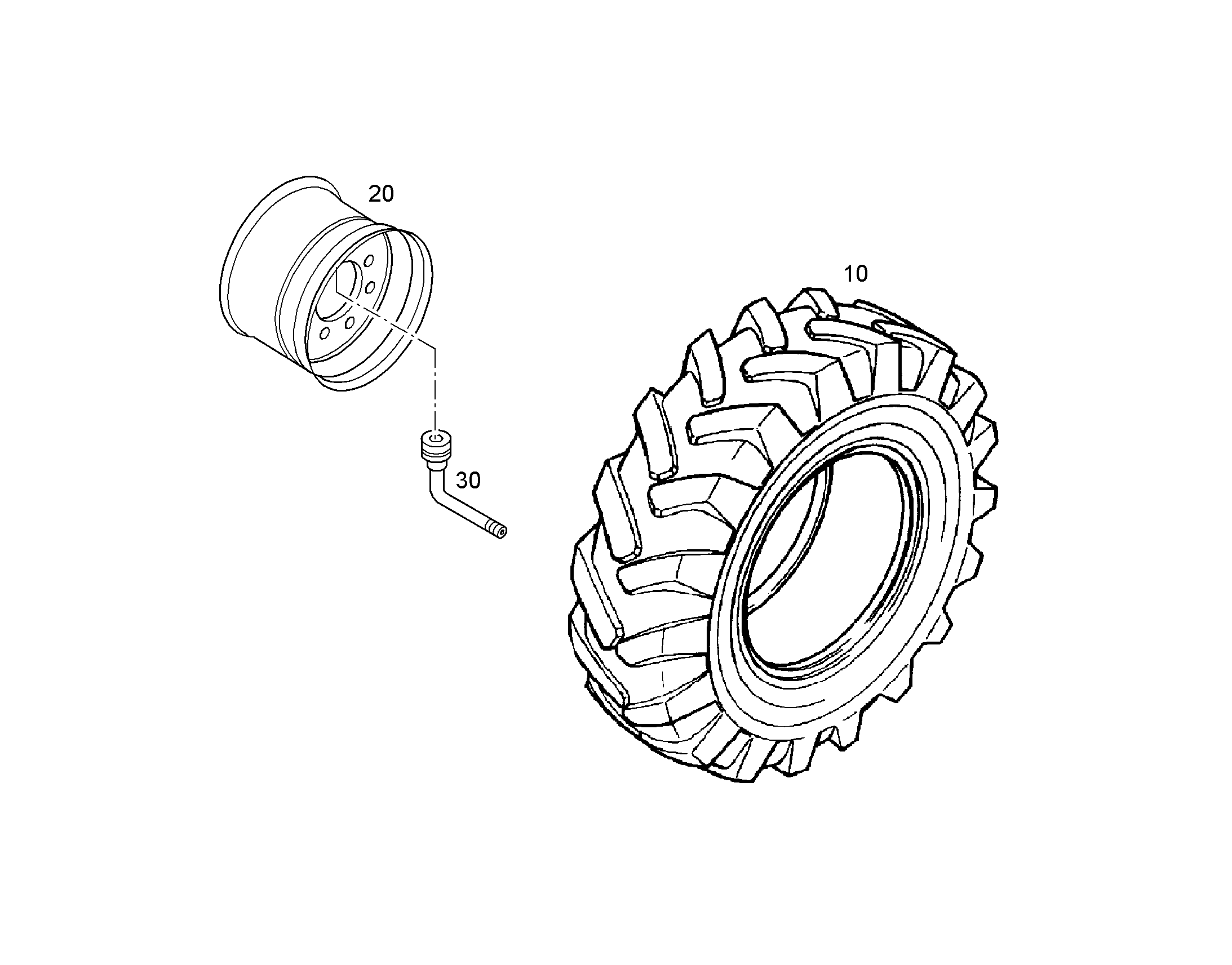 ДИСКОВОЕ КОЛЕСО 13.00X20 (8-LOCH) 12209004 LIEBHERR