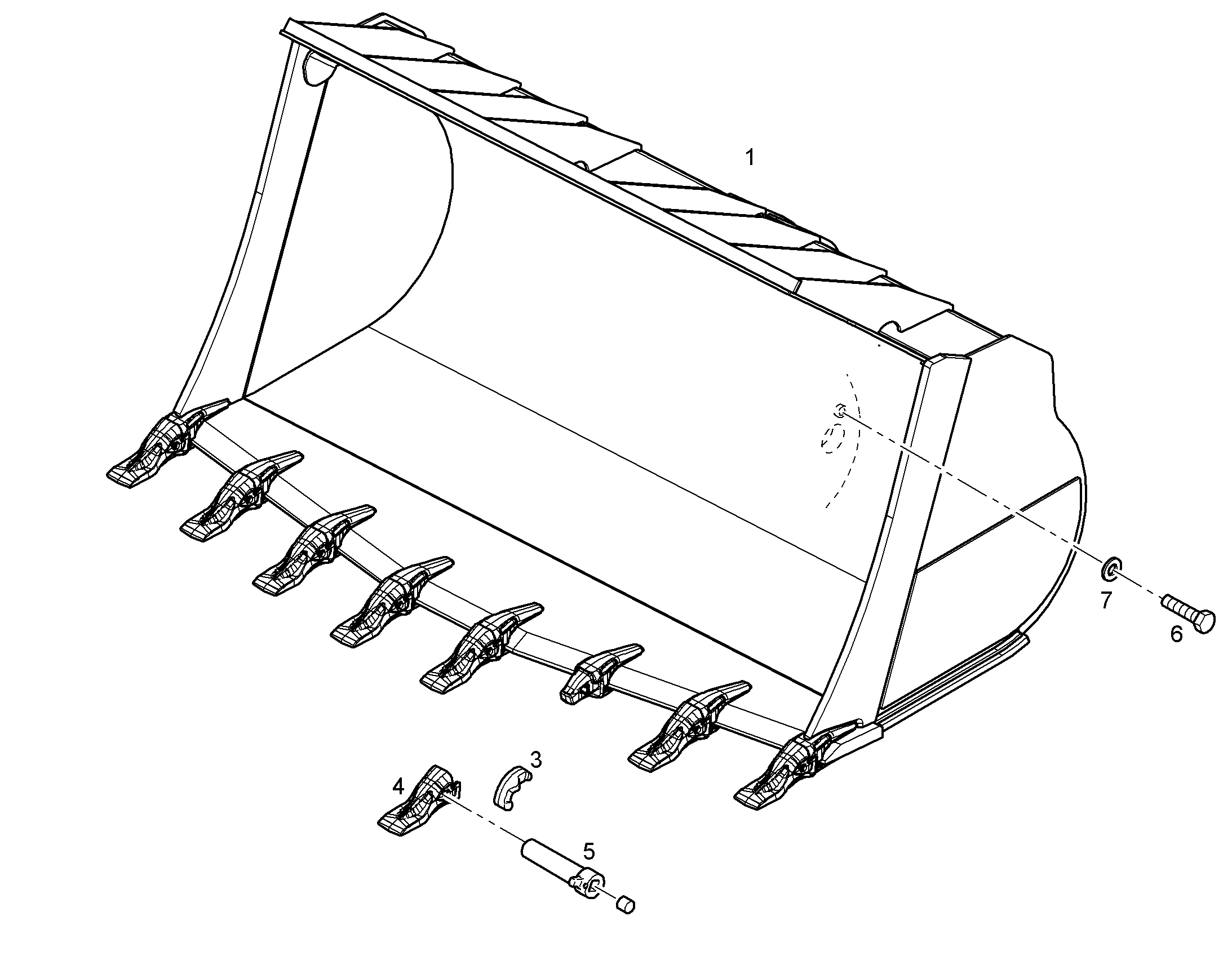 ВЕРШИНА ЗУБА 5616953 LIEBHERR